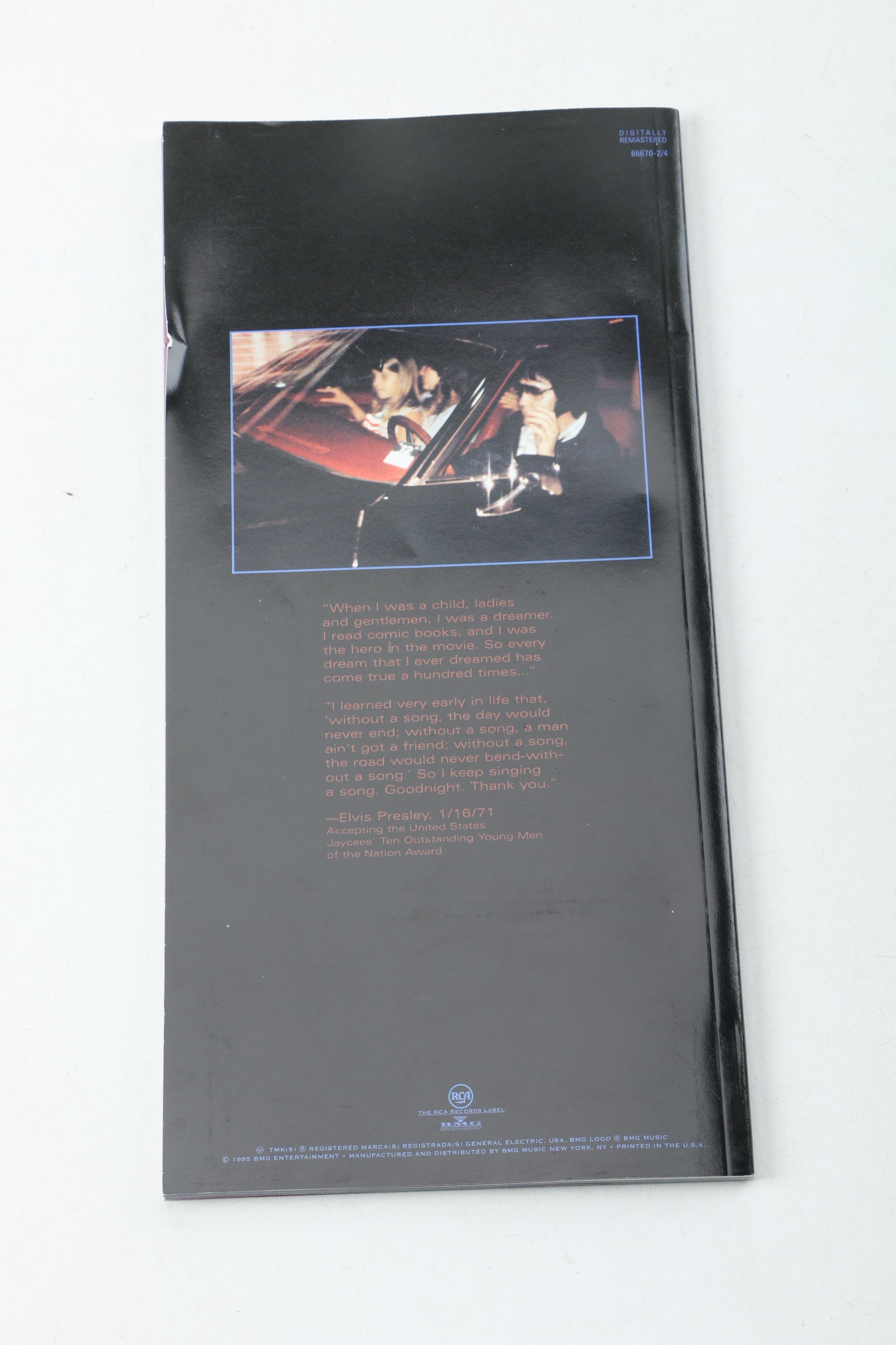 Elvis Figurine, Music Box, Record, CD and Tape Box Sets, And Other Collectibles