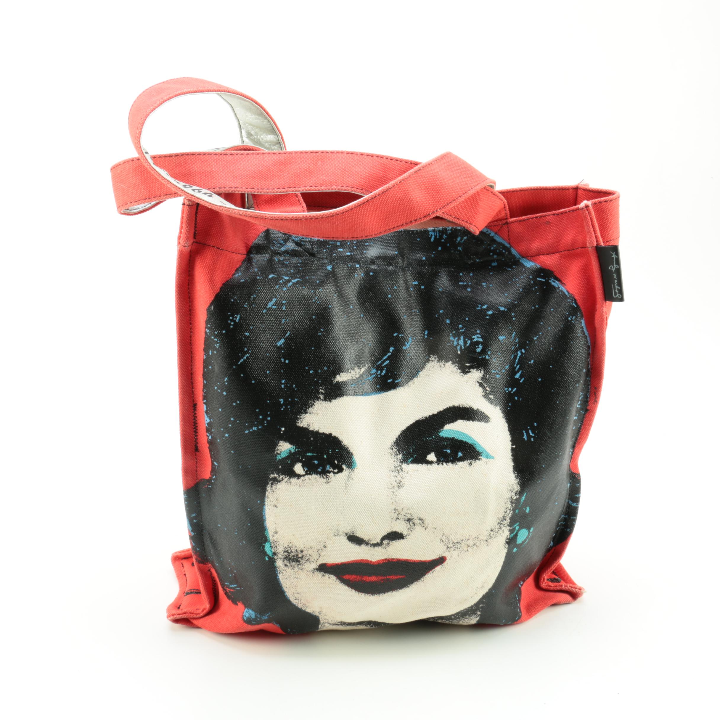 Andy Warhol Foundation After Jackie Kennedy Canvas Tote