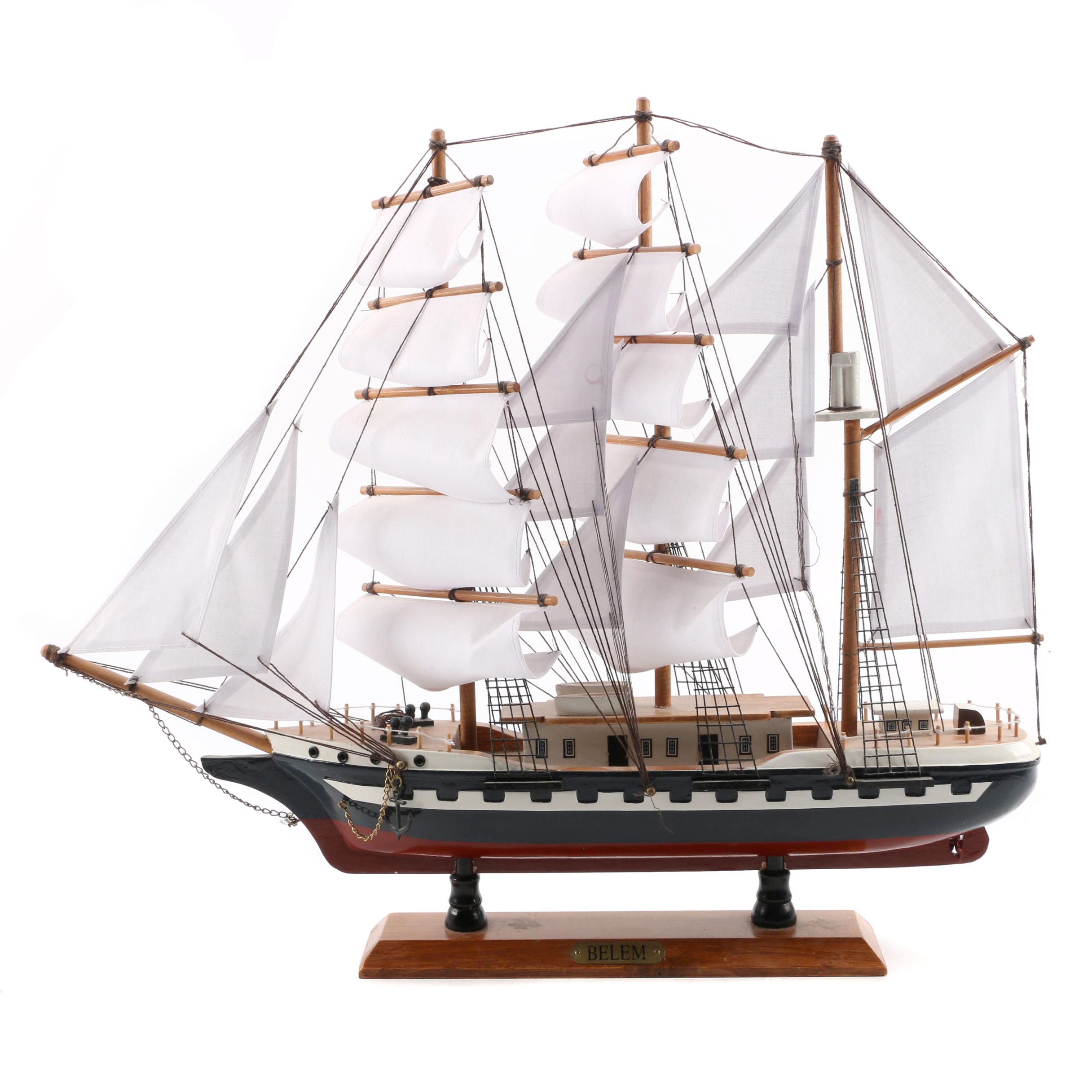 French Sailing Ship "Belem" Model