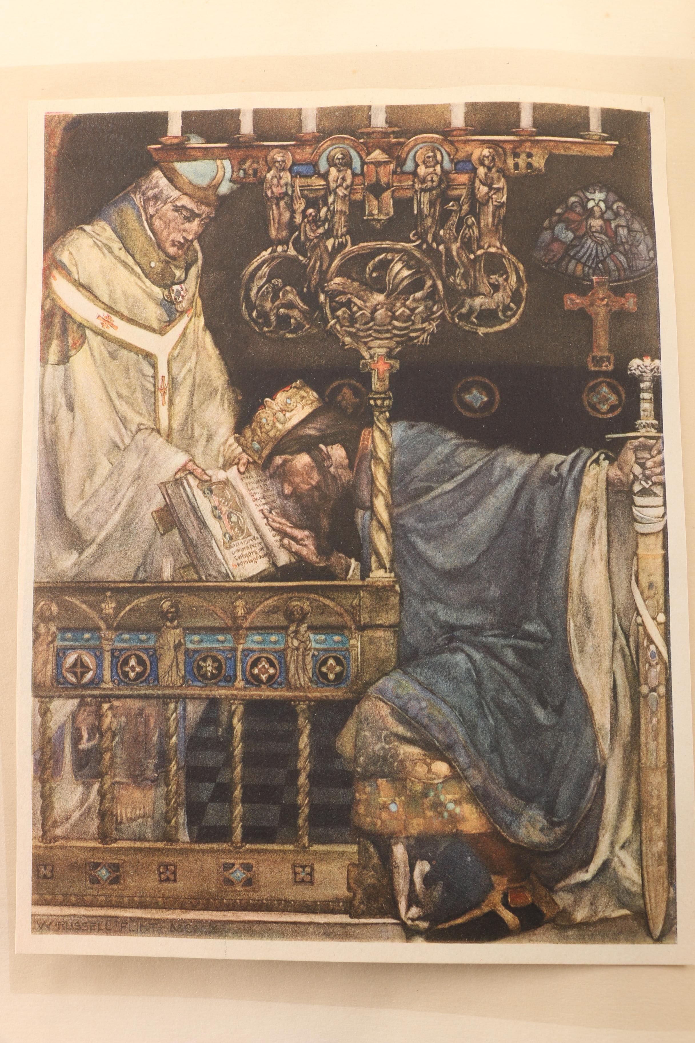 1910 Limited Edition "Le Morte d'Arthur" Illustrated by W. Russell Flint