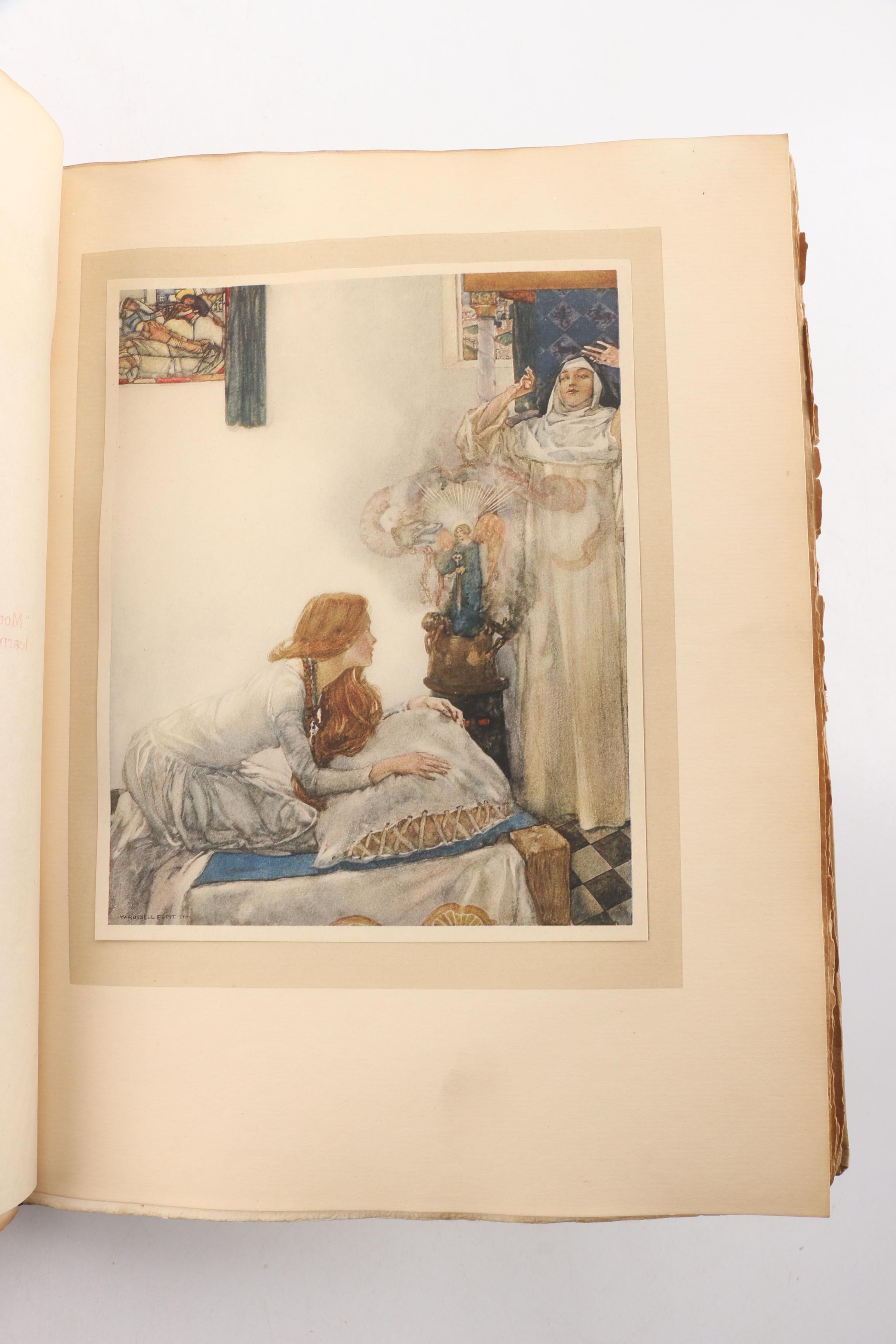 1910 Limited Edition "Le Morte d'Arthur" Illustrated by W. Russell Flint
