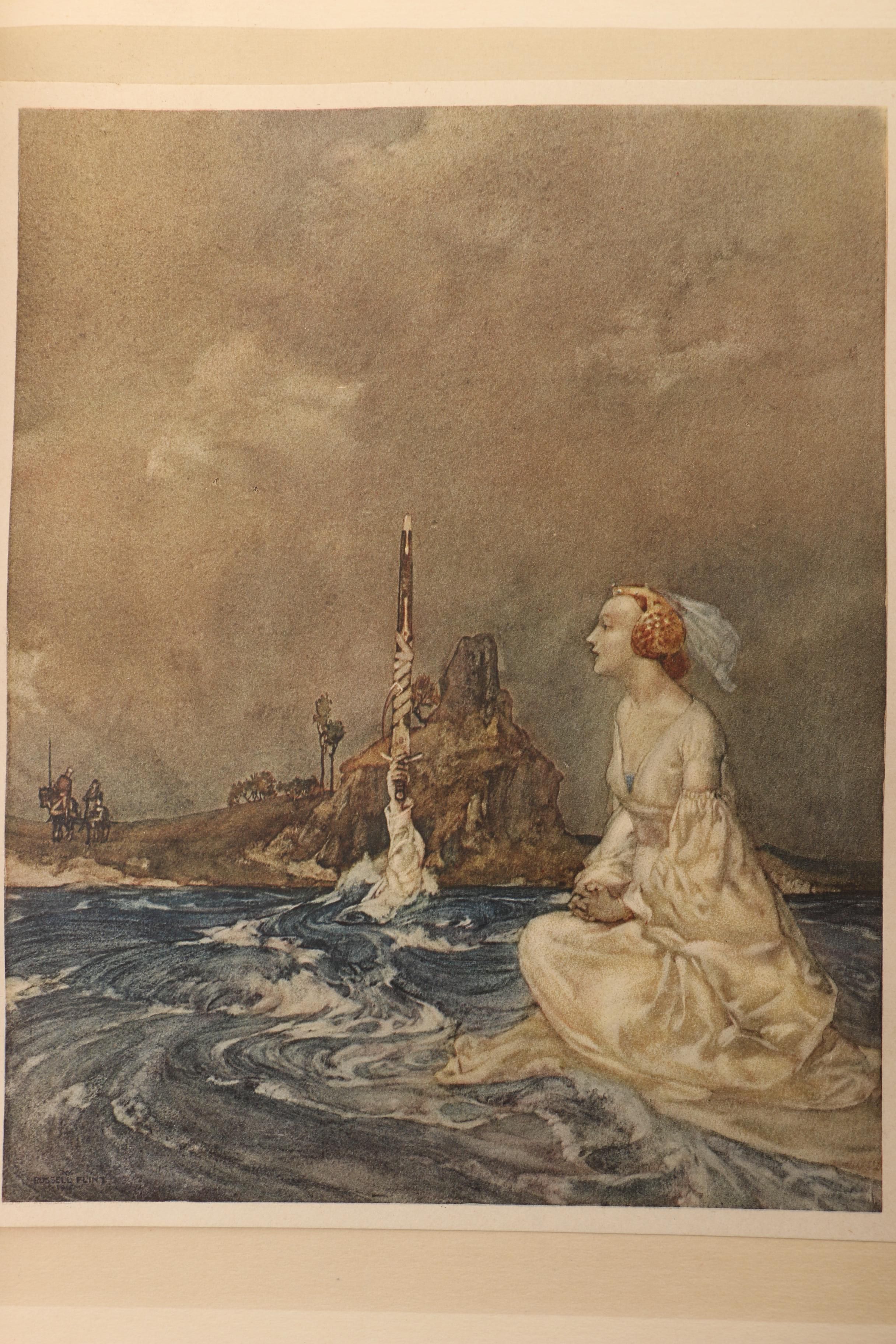 1910 Limited Edition "Le Morte d'Arthur" Illustrated by W. Russell Flint