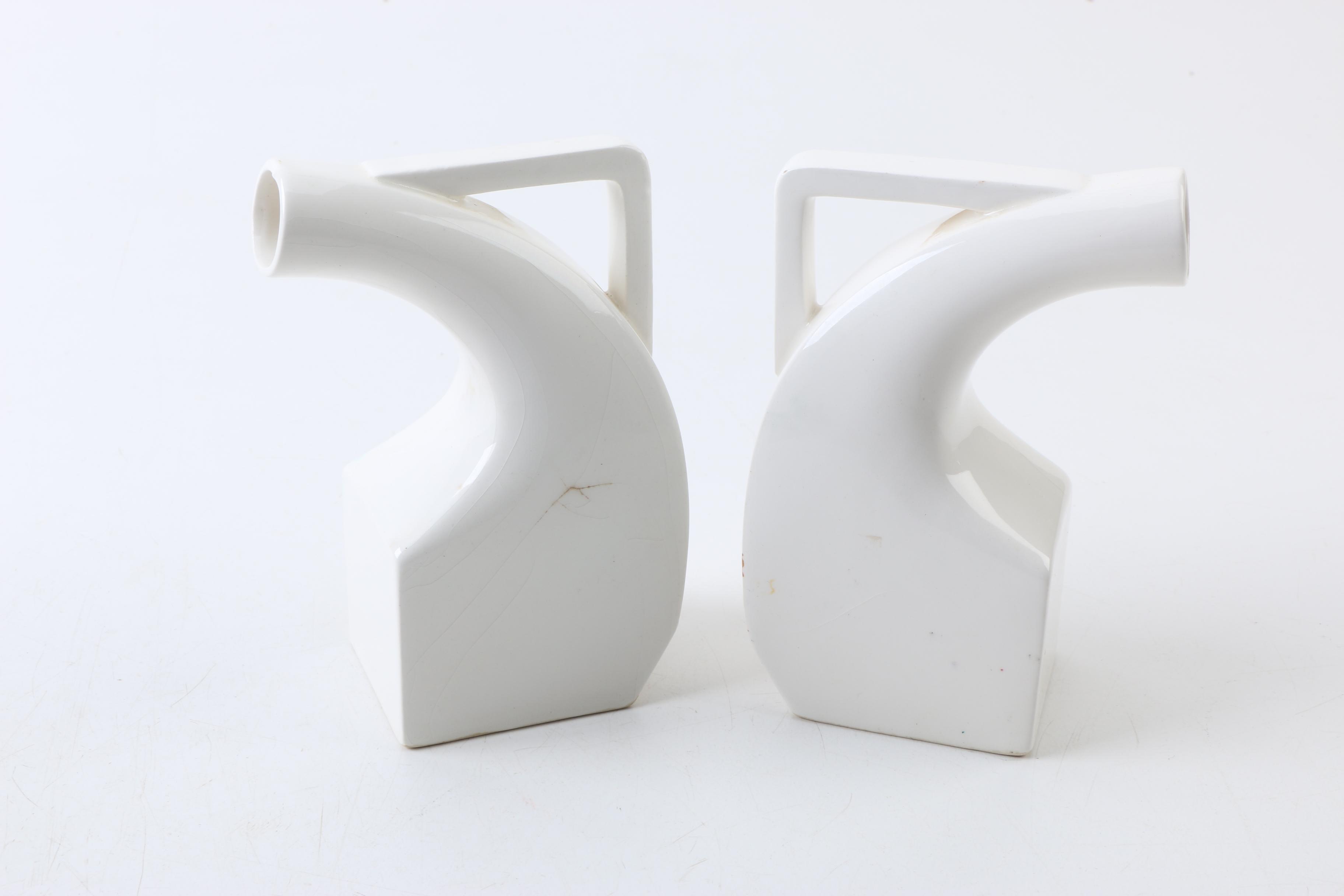 Vintage Japanese Spice Holders and Cruets with Parisian Scenes 1950s