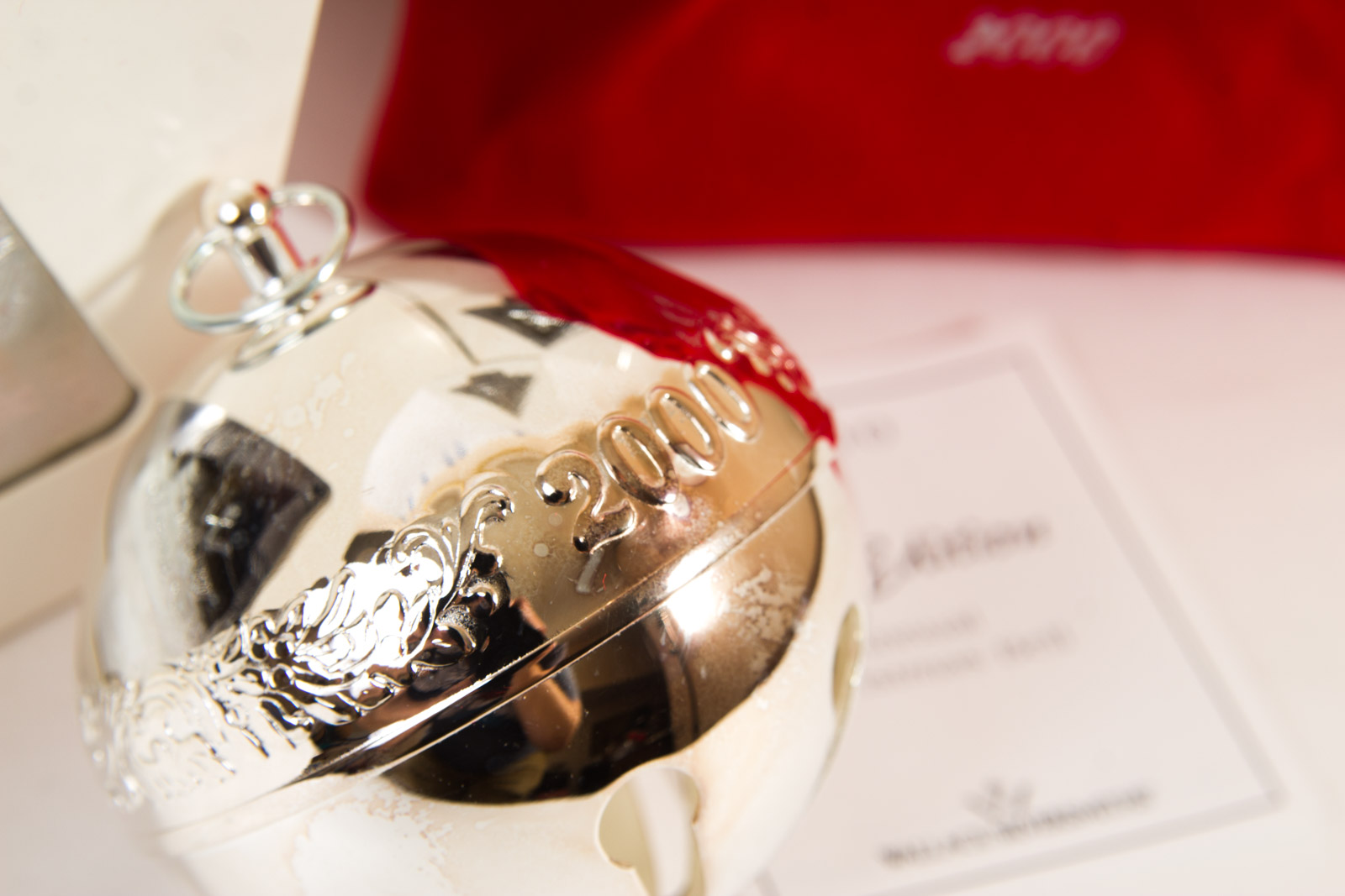 Eight Wallace Silversmiths Annual Christmas Sleigh Bells