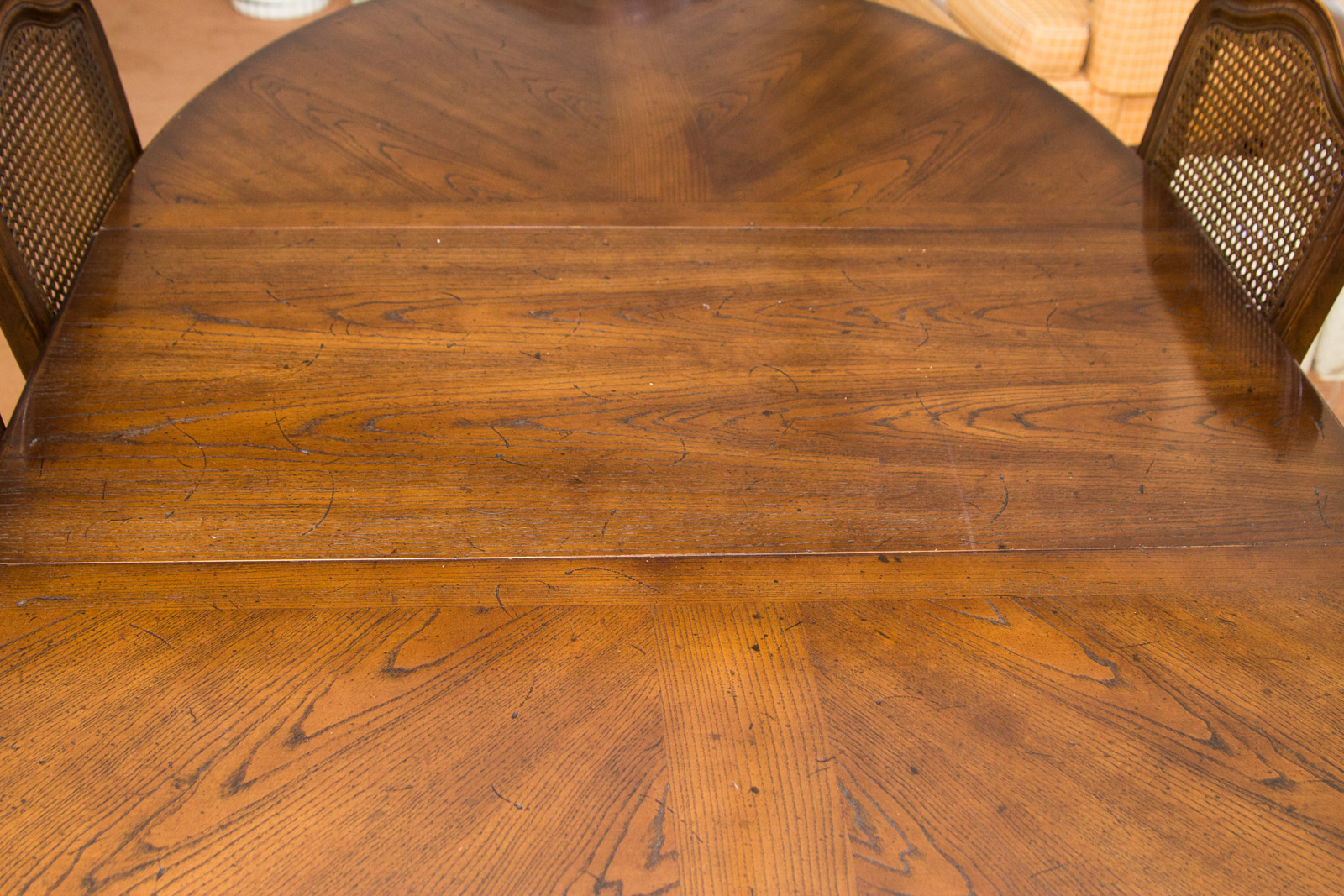 Cherry Queen Anne Style Dining Table and Chairs