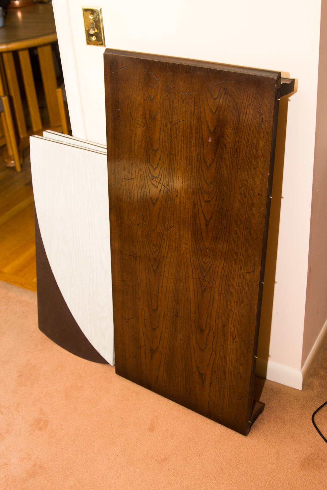 Cherry Queen Anne Style Dining Table and Chairs