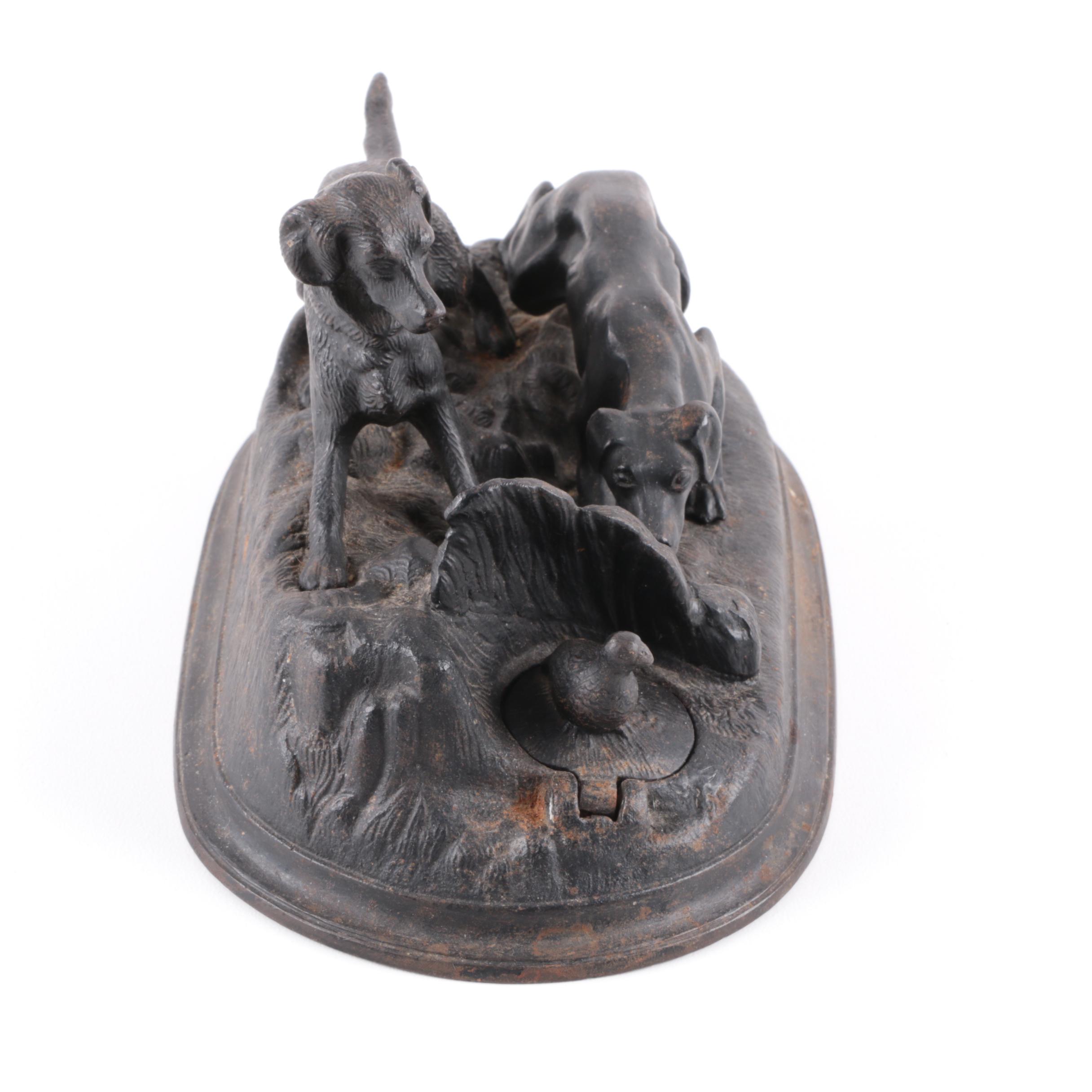 1959 Kacan Metal Sculpture of Dogs