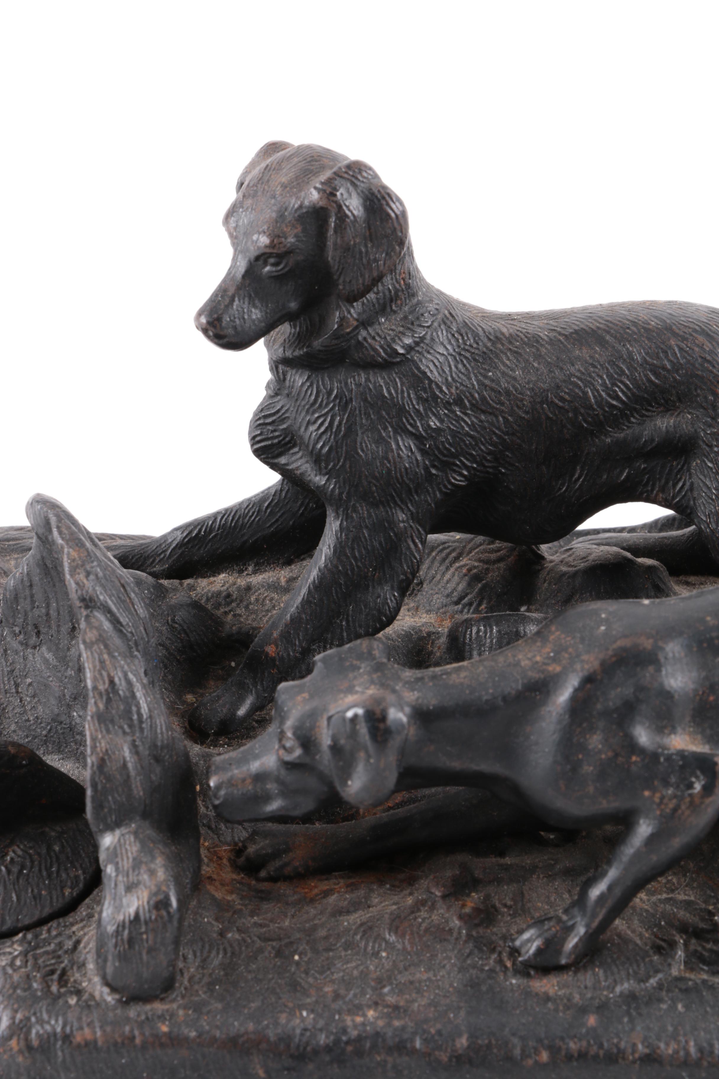 1959 Kacan Metal Sculpture of Dogs