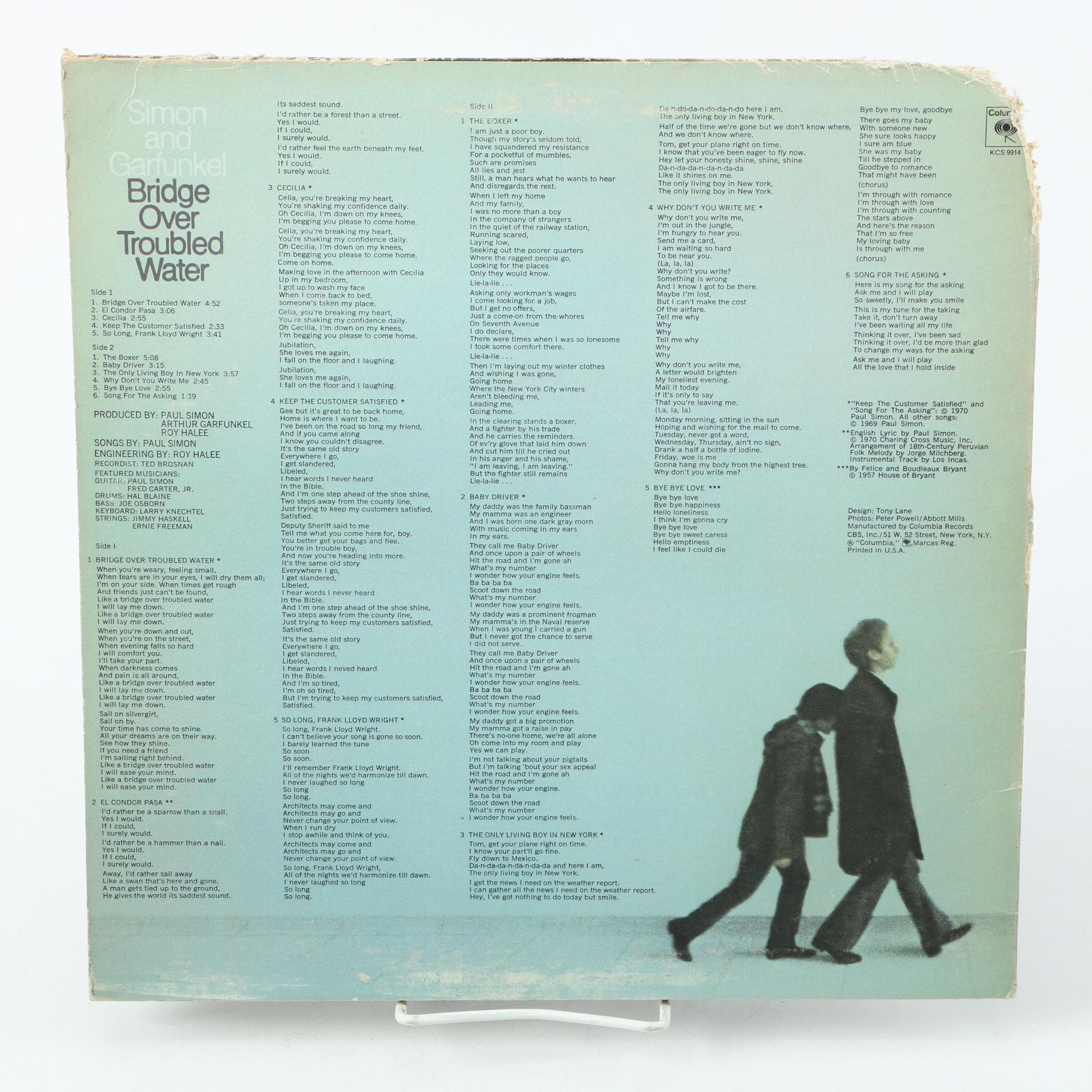 Simon and Garfunkel "Bridge Over Troubled Water" Record