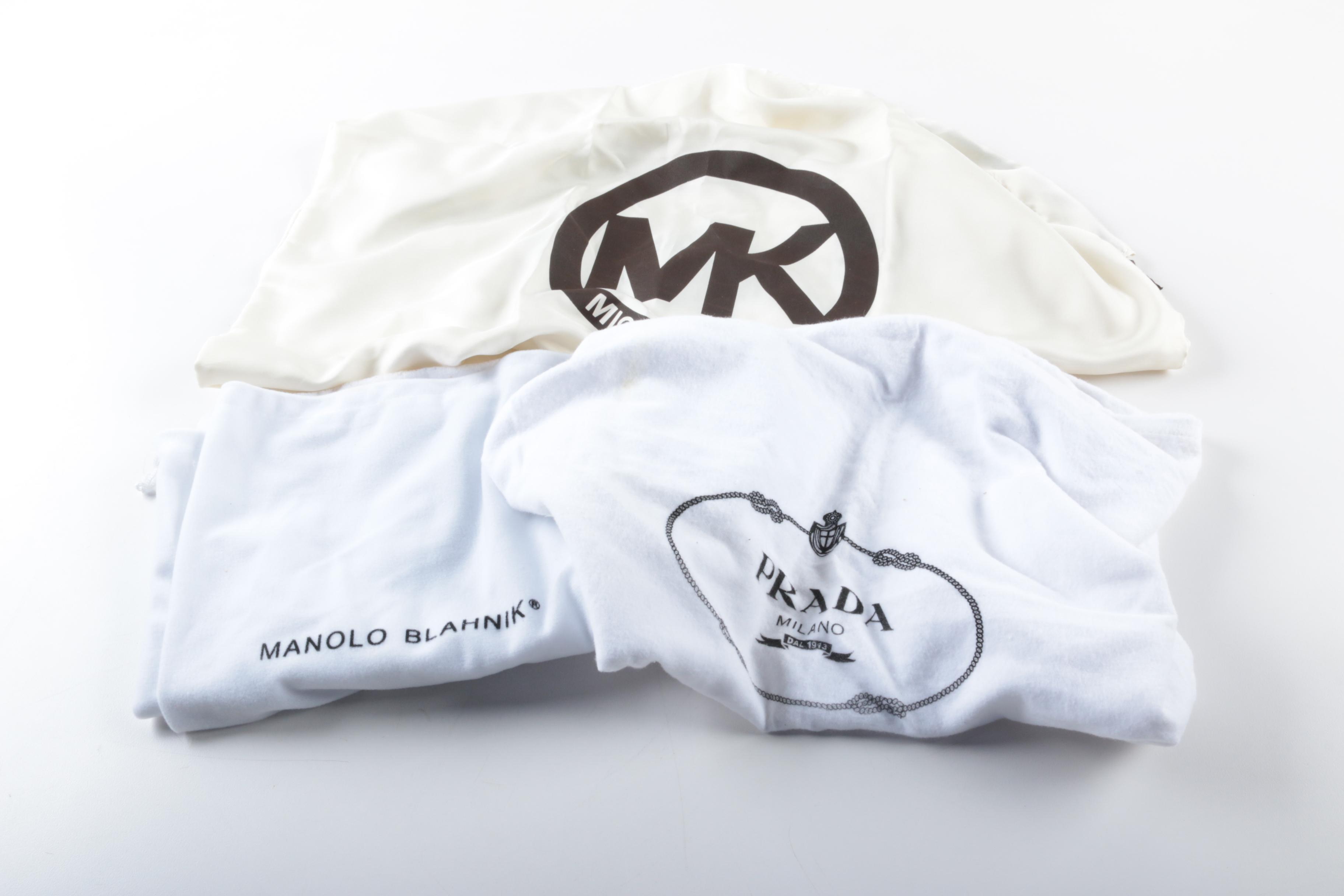 Gucci, Prada, Michael Kors, Manolo Blahnick Boxes and Bags