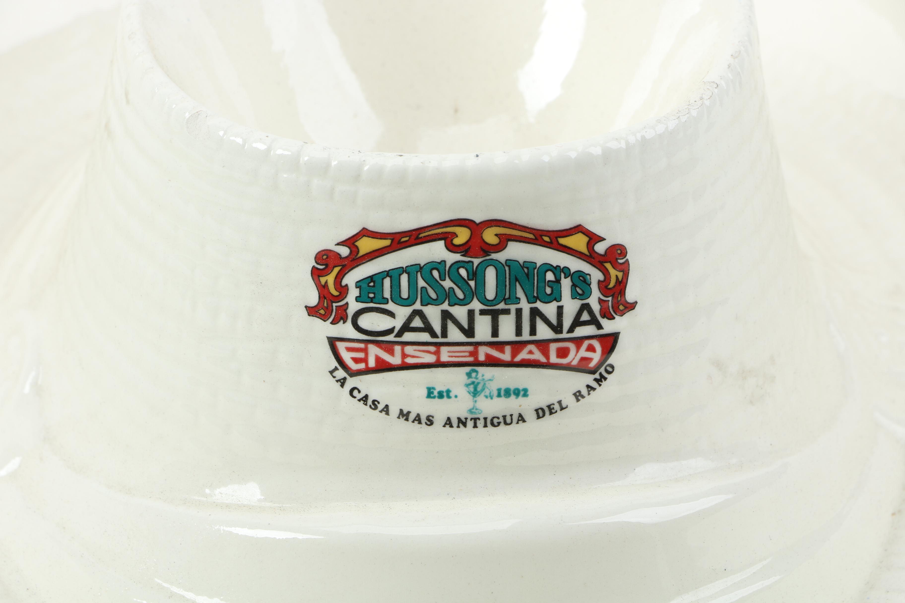 Vintage Embroidered Mexican Bullfighting Pillow Cover and Cantina Dish