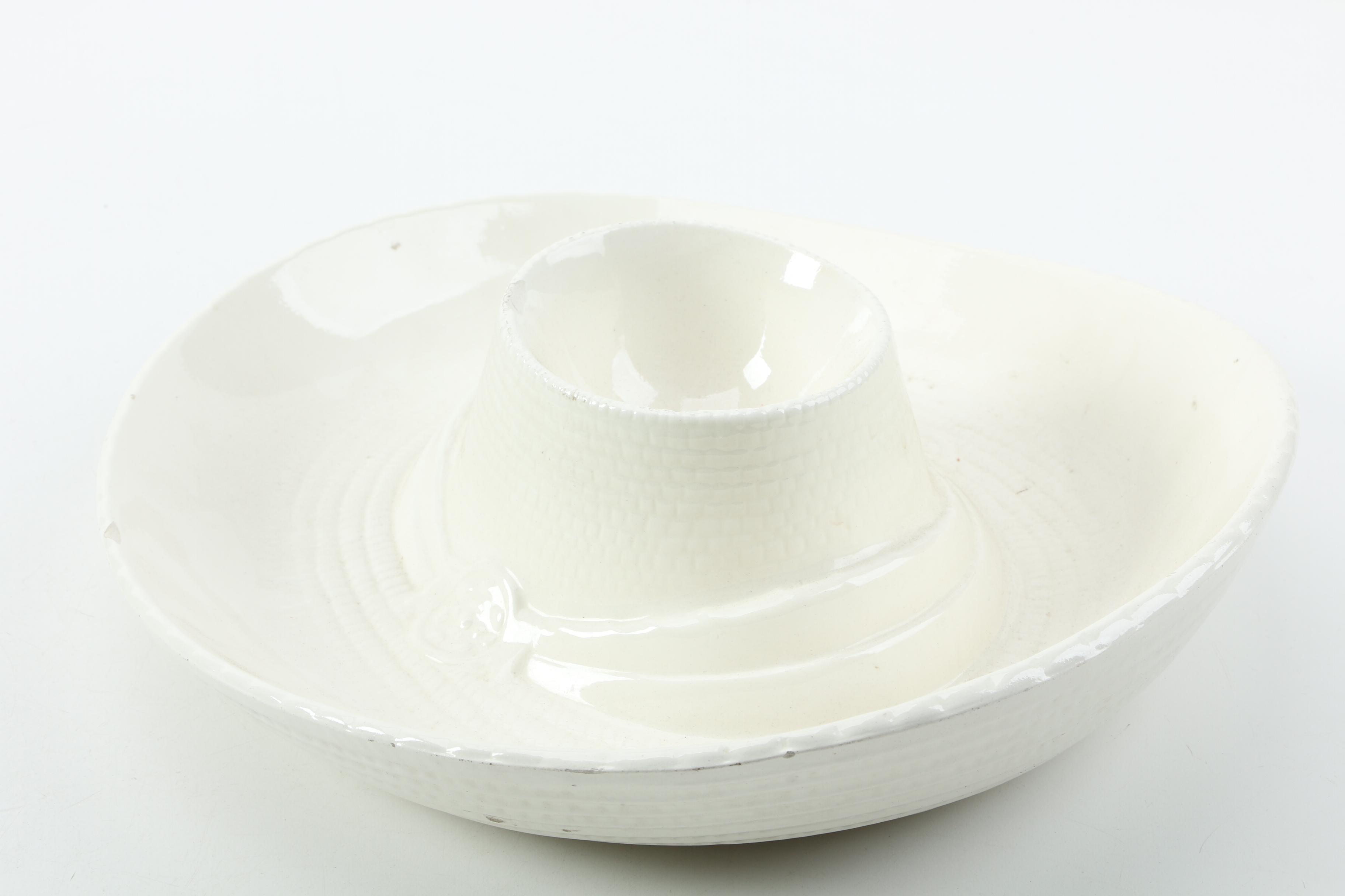 Vintage Embroidered Mexican Bullfighting Pillow Cover and Cantina Dish