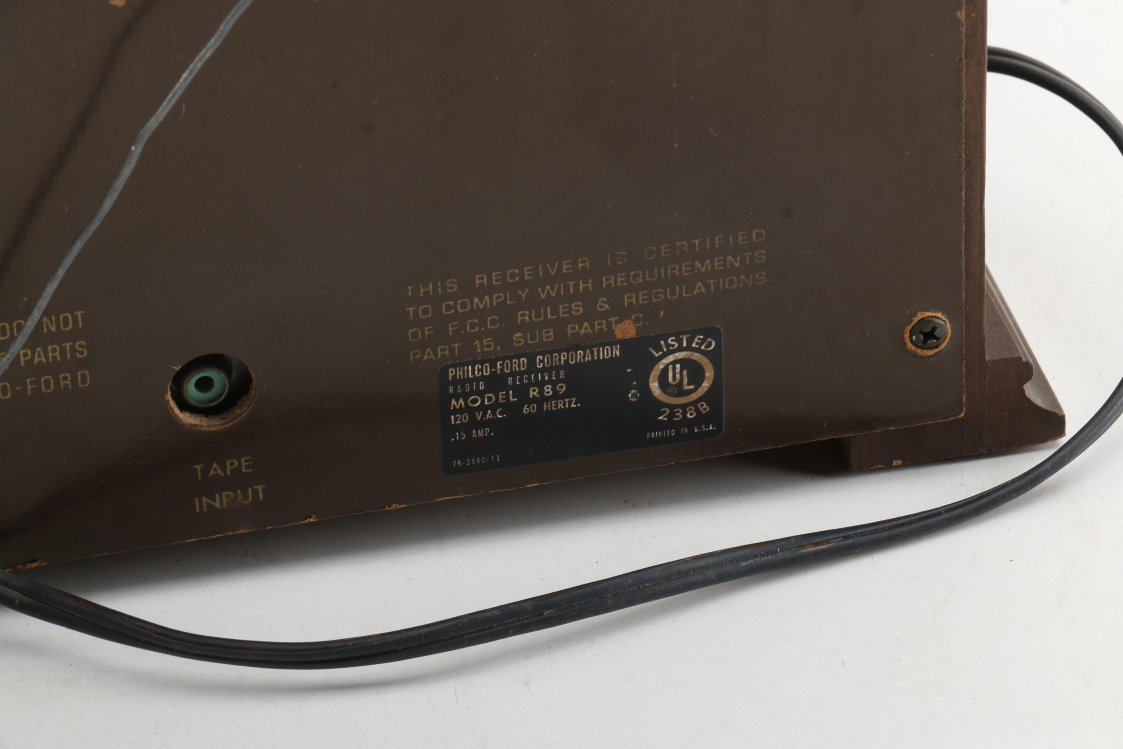 Vintage Philco Limited Edition Reproduction Cathedral Radio