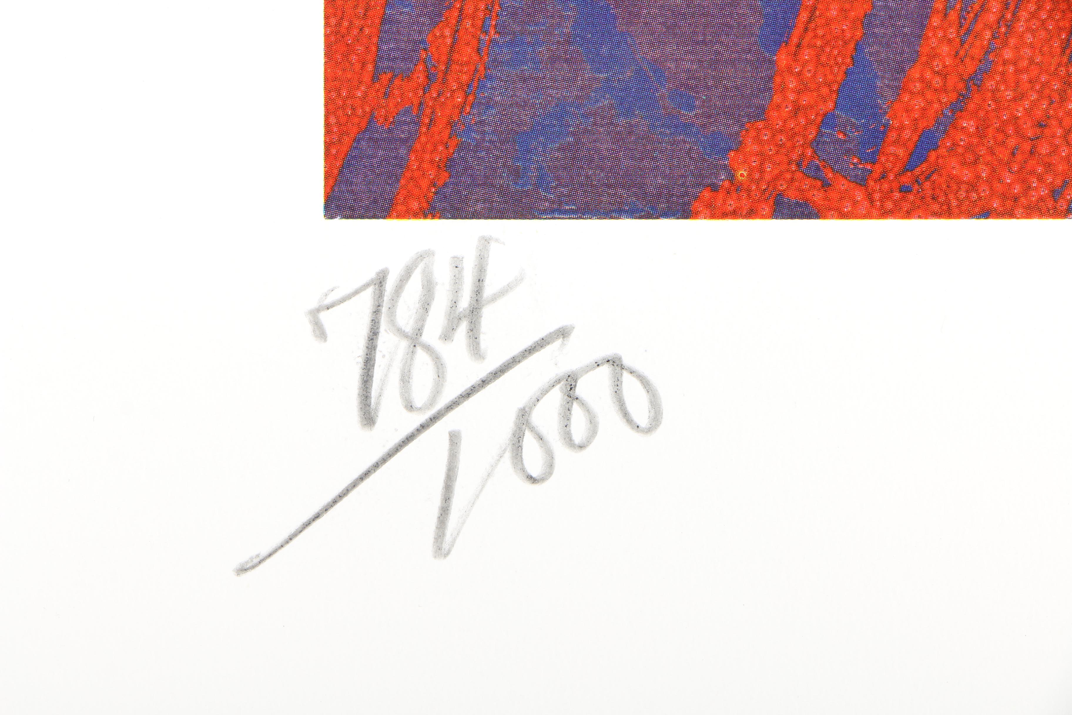 Paul Blaine Henrie Limited Edition Offset Lithograph of Elvis Presley