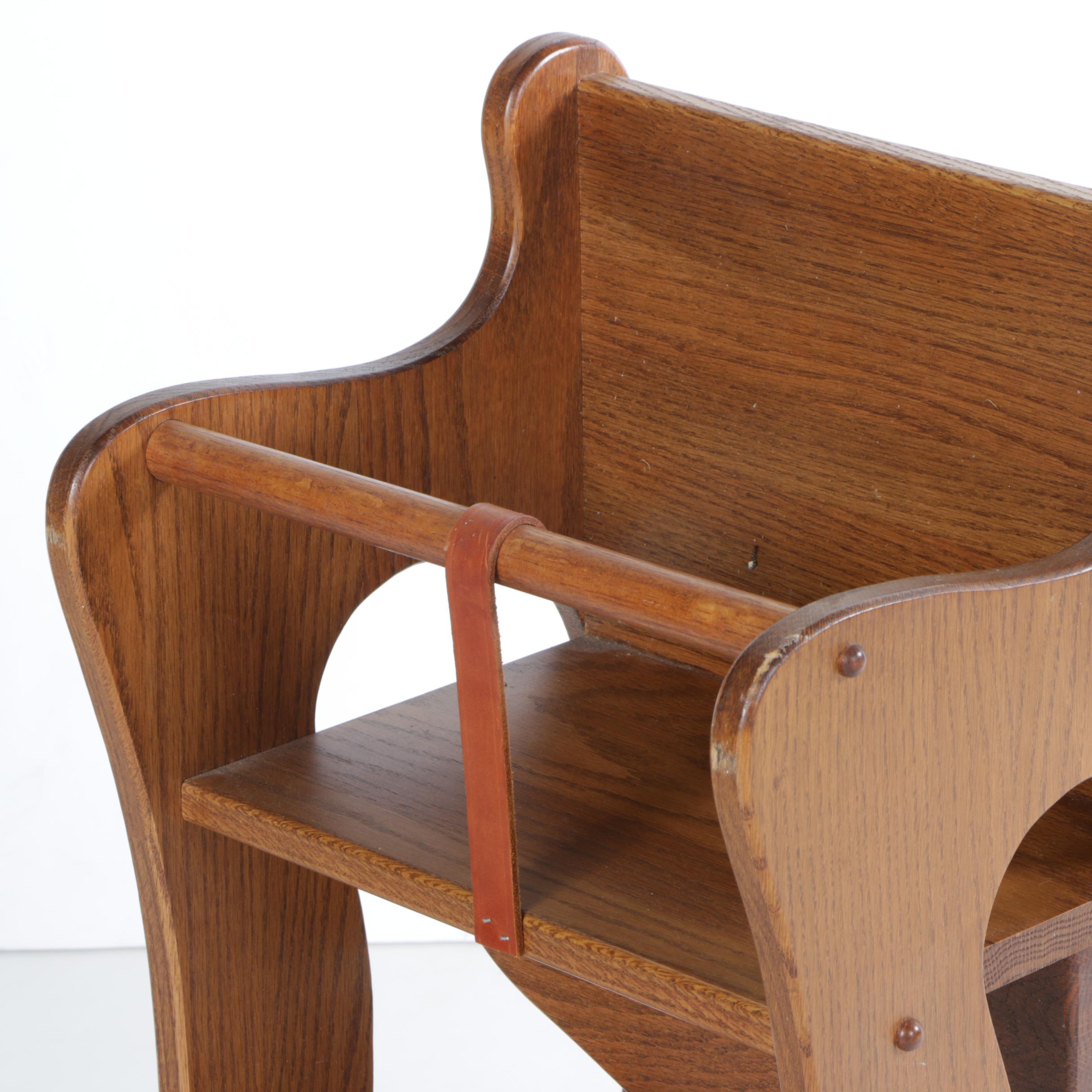 Vintage Convertible Rocking Horse High Chair