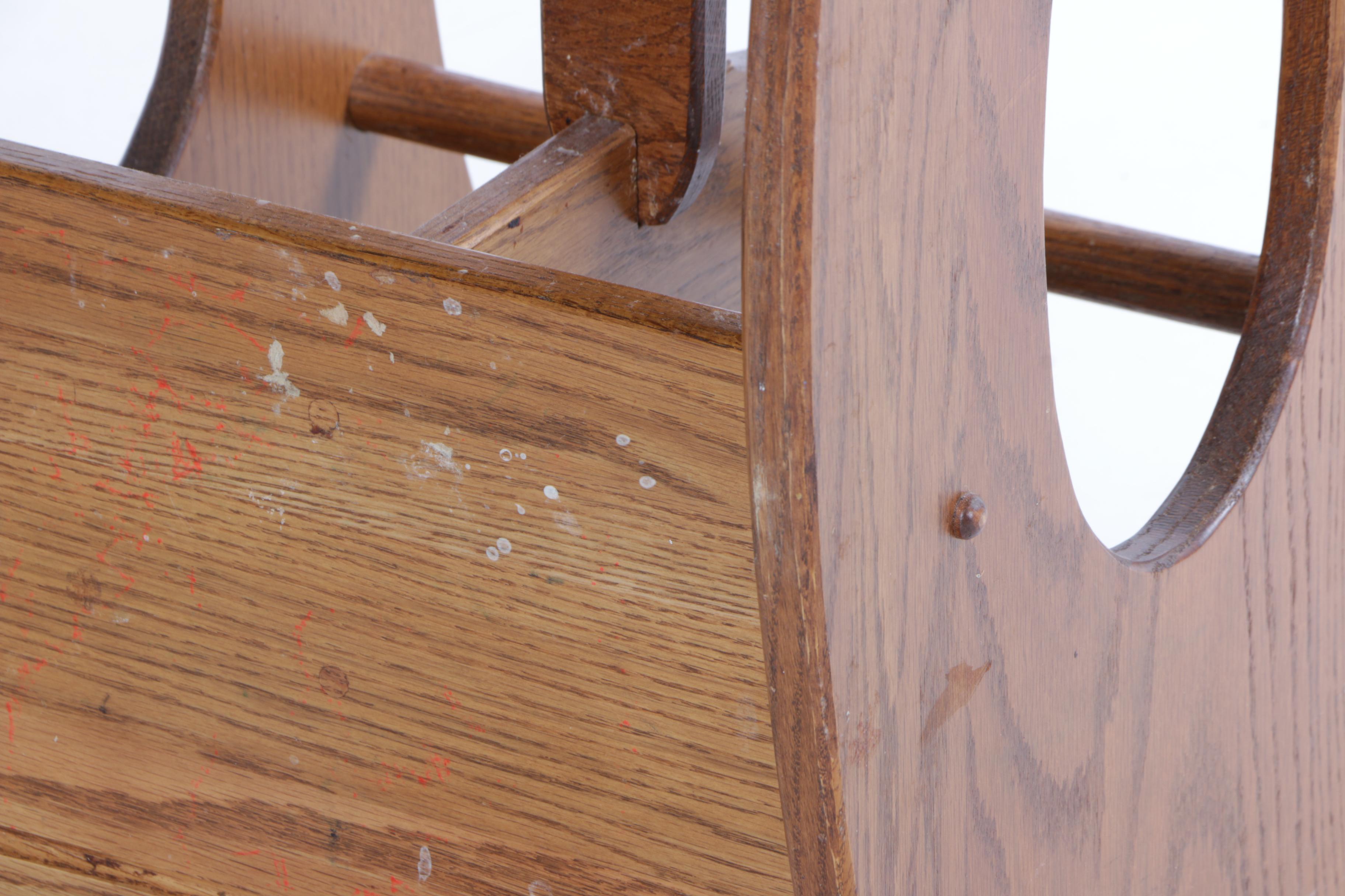 Vintage Convertible Rocking Horse High Chair