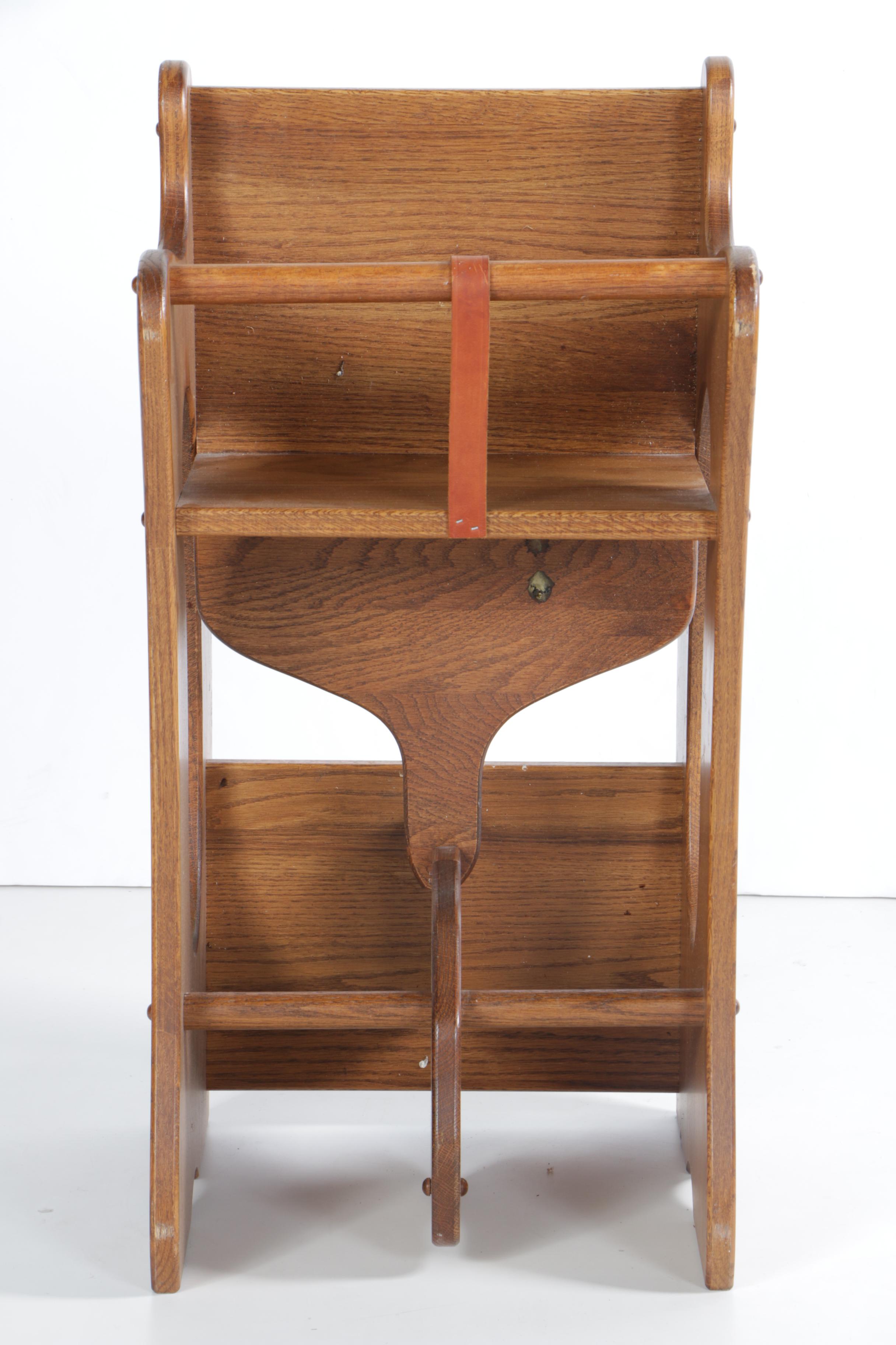 Vintage Convertible Rocking Horse High Chair