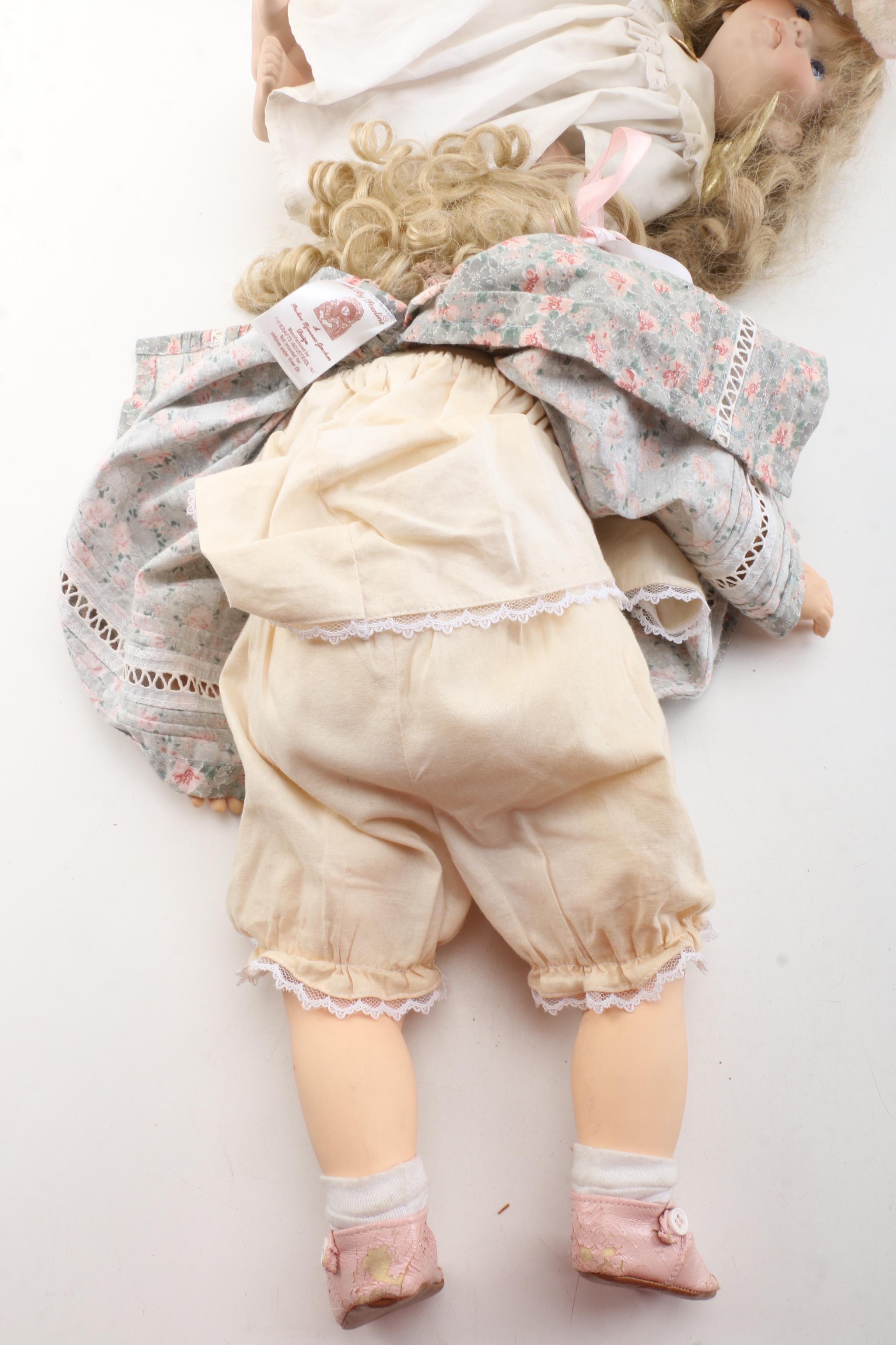 Vintage Signed Vinyl Dolls Featuring "Little Angel" by Lee Middleton