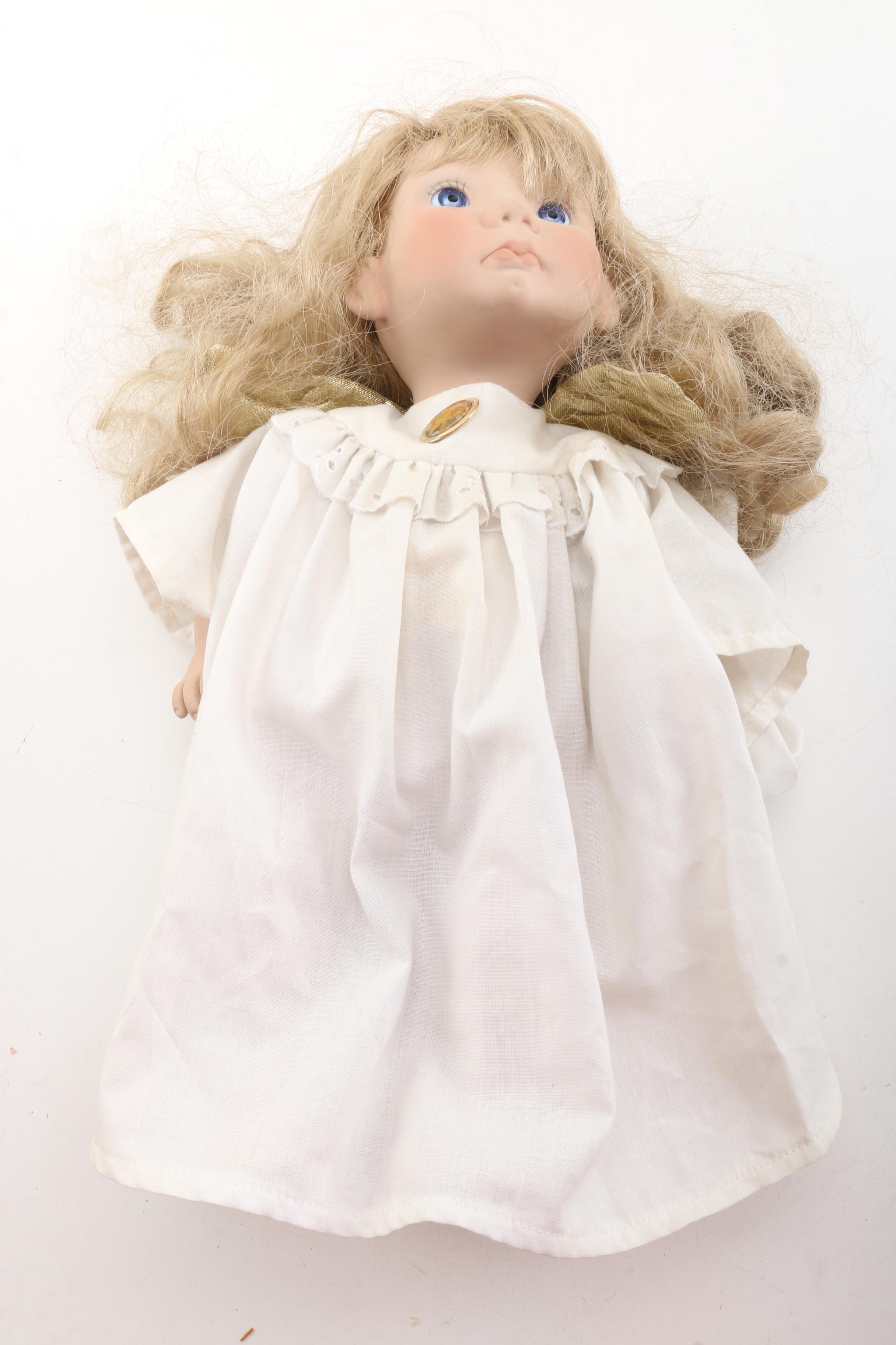 Vintage Signed Vinyl Dolls Featuring "Little Angel" by Lee Middleton