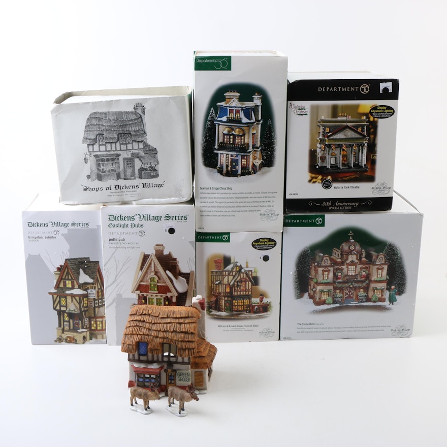 Department 56 "Dickens Village" Illuminated Houses and Accessories