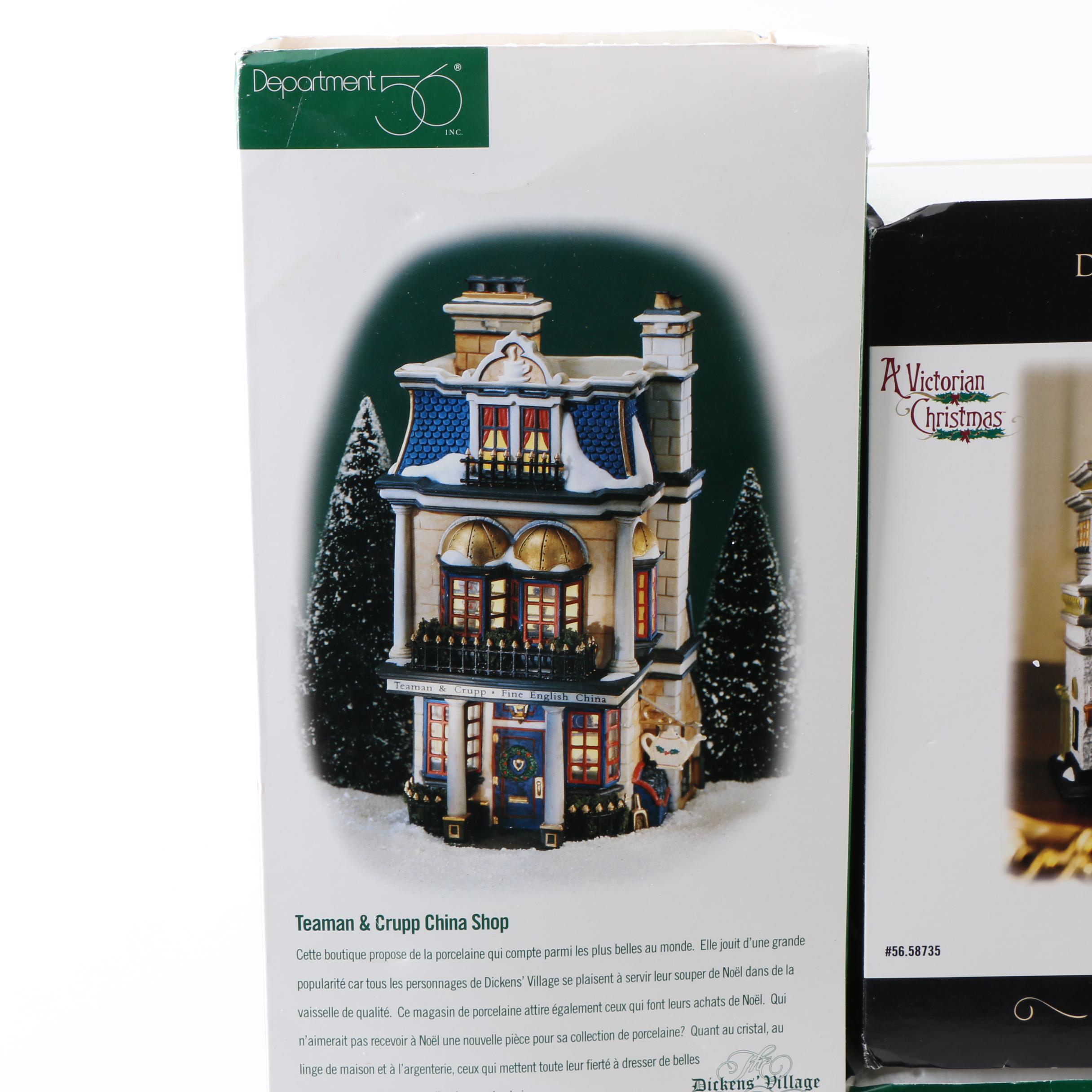 Department 56 "Dickens Village" Illuminated Houses and Accessories