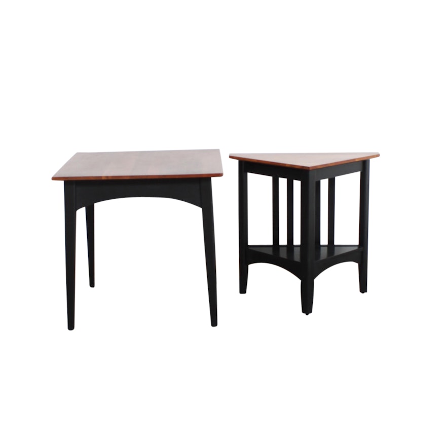 Ethan Allen Mission Style Side Tables
