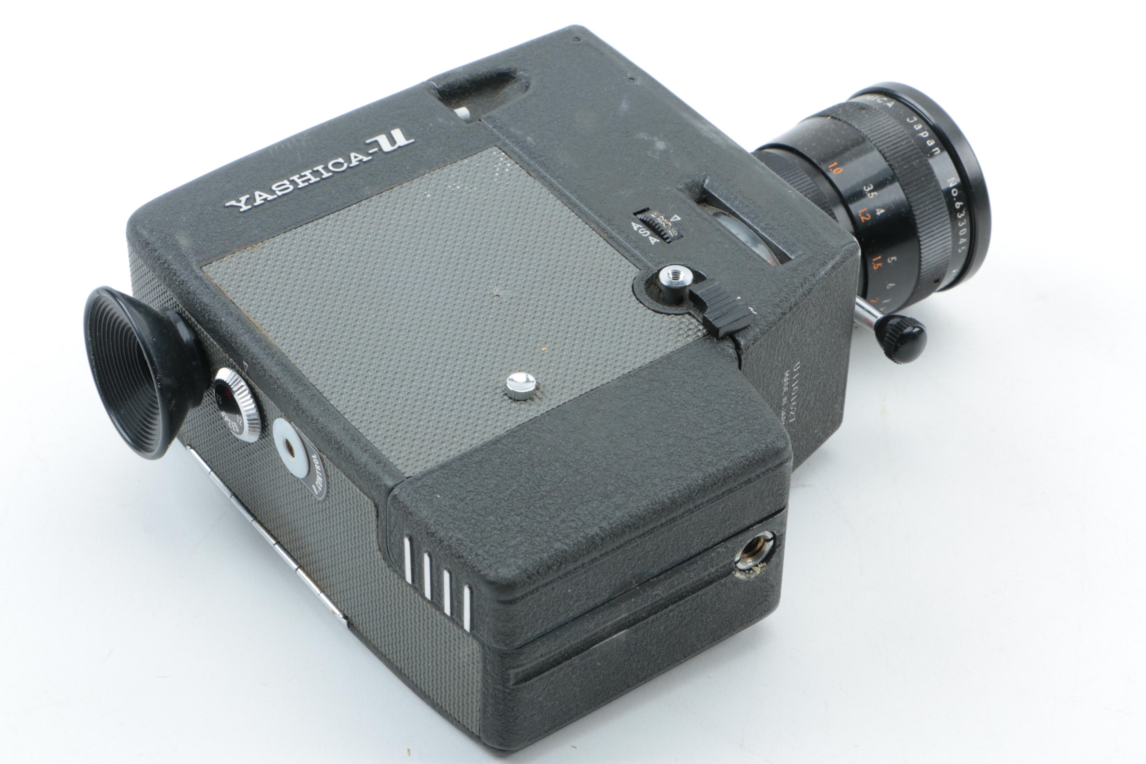 Vintage Yashica U-Matic 8mm Movie Camera with Accessories