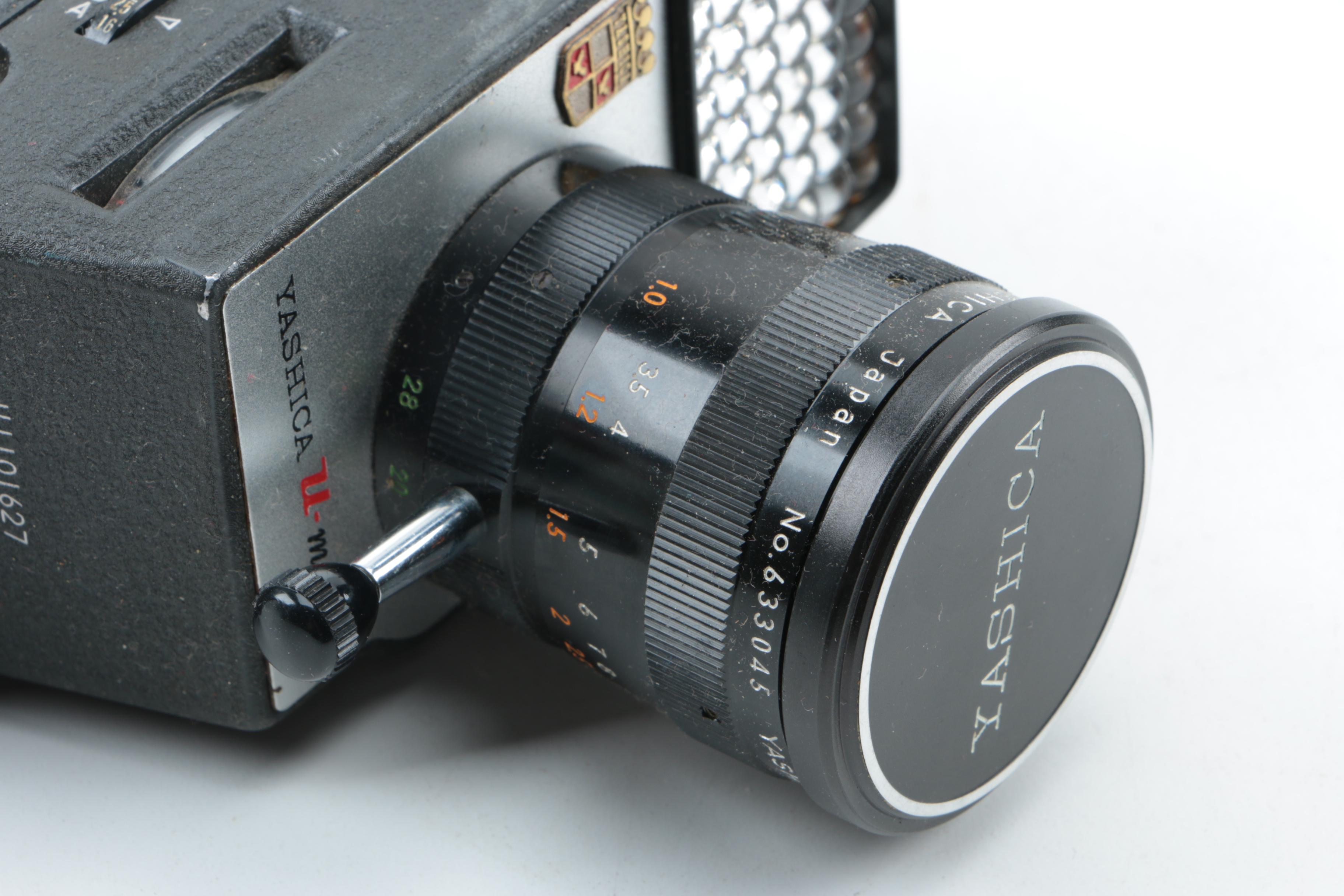 Vintage Yashica U-Matic 8mm Movie Camera with Accessories