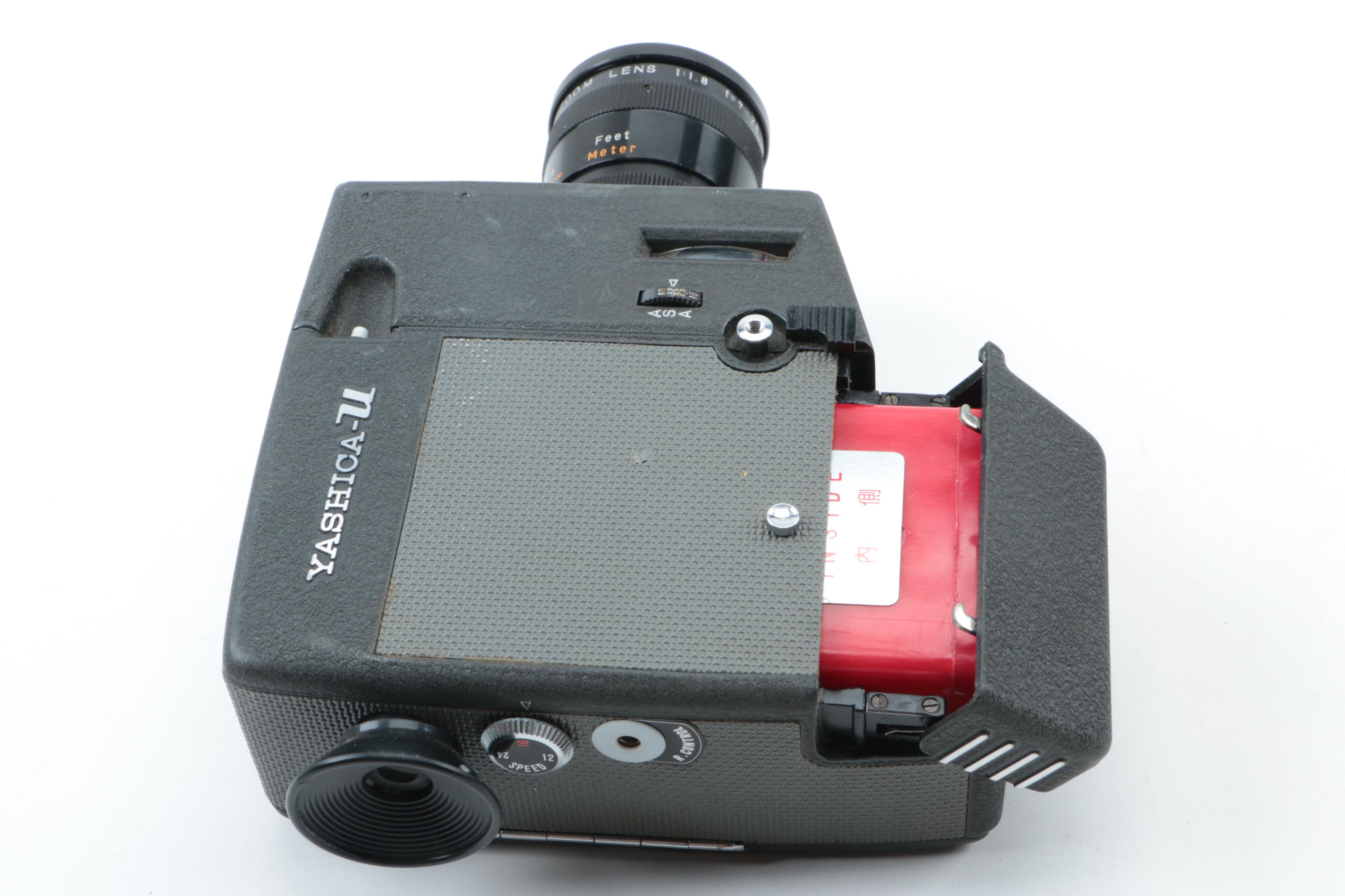 Vintage Yashica U-Matic 8mm Movie Camera with Accessories