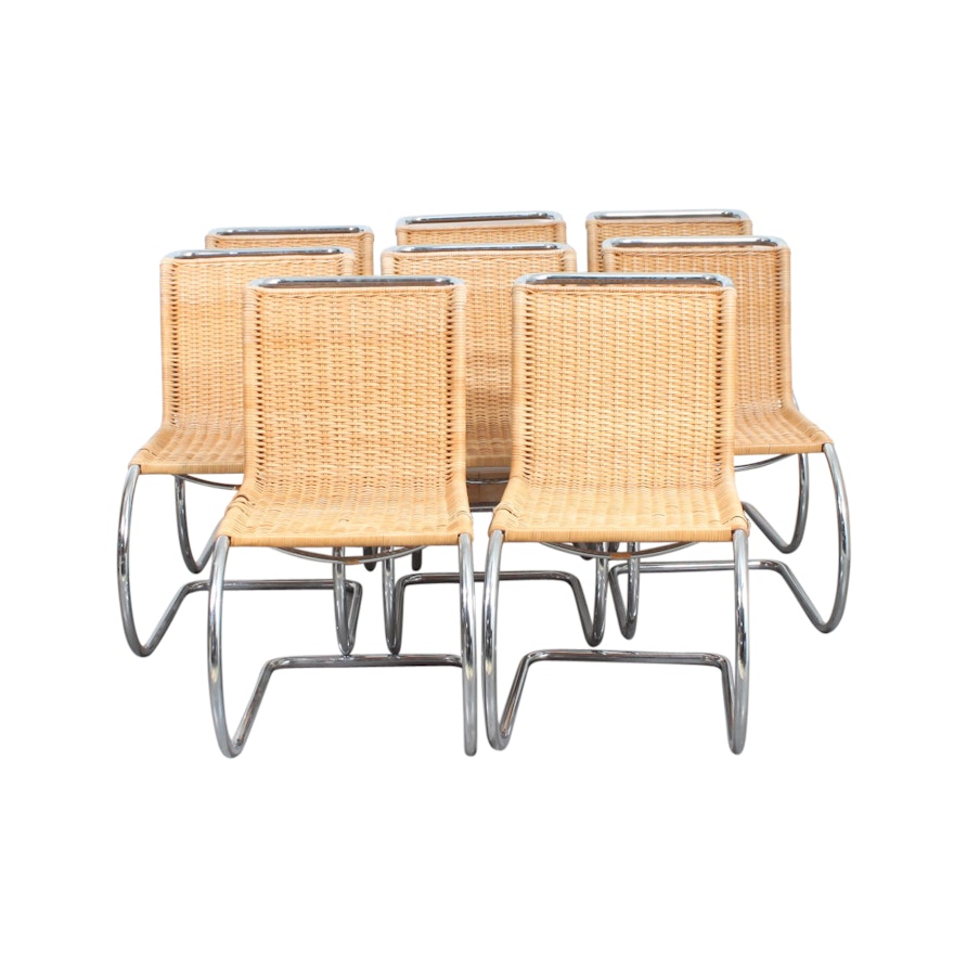 Vintage Danish Modern Stendig Woven Dining Chairs