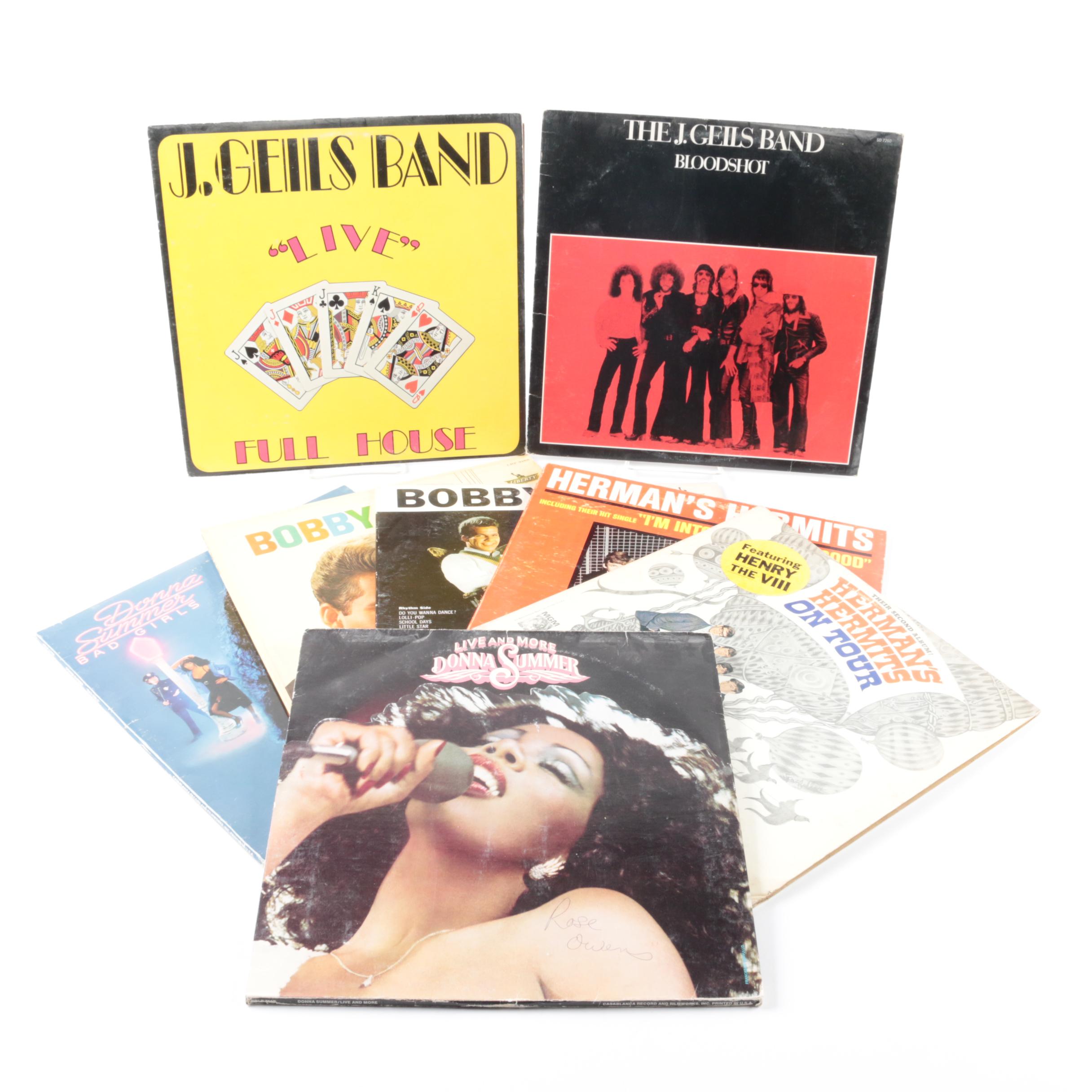 J. Geils Band, James Brown, Donna Summer, and Other Records