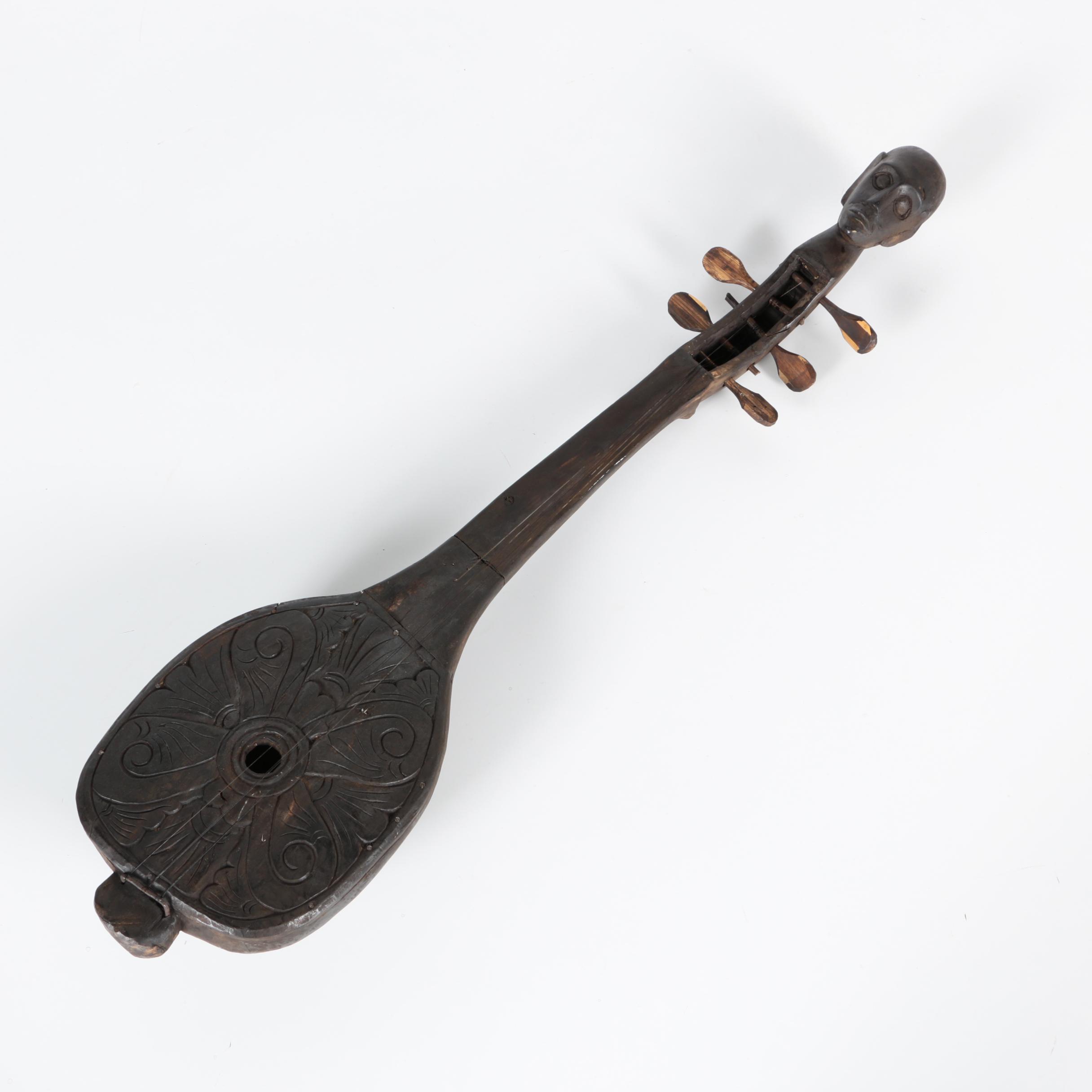 Indonesian  Gambus Lombok Stringed Instrument