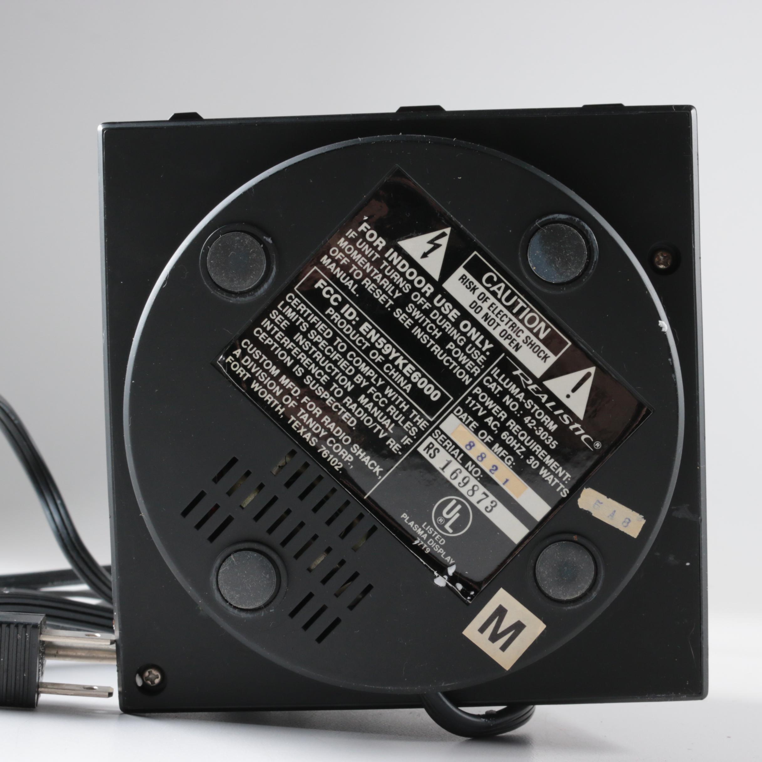 Vintage "Illuma Storm" Plasma Globe Lamp by Realistic