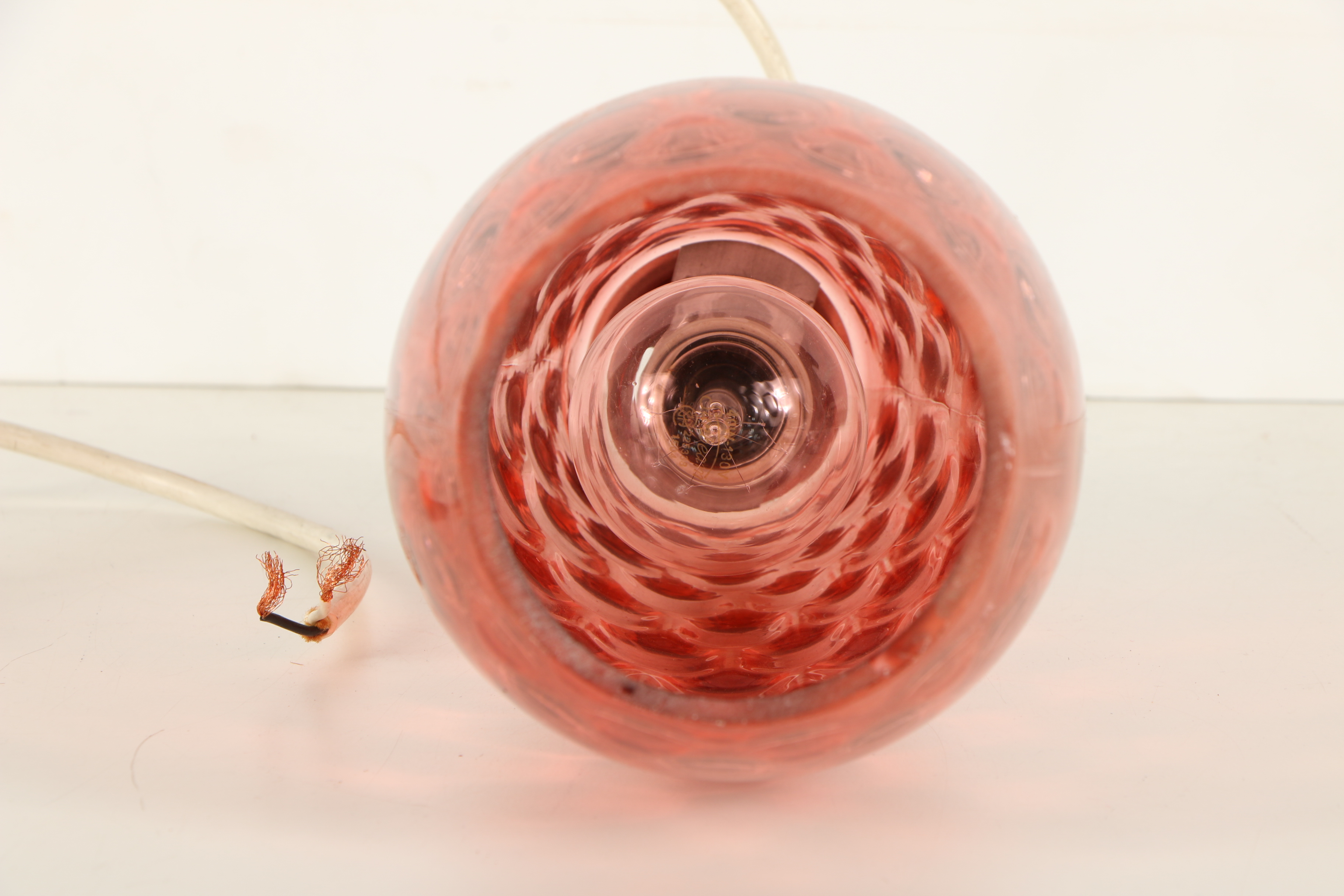 Mid Century Modern Glass Light Pendant