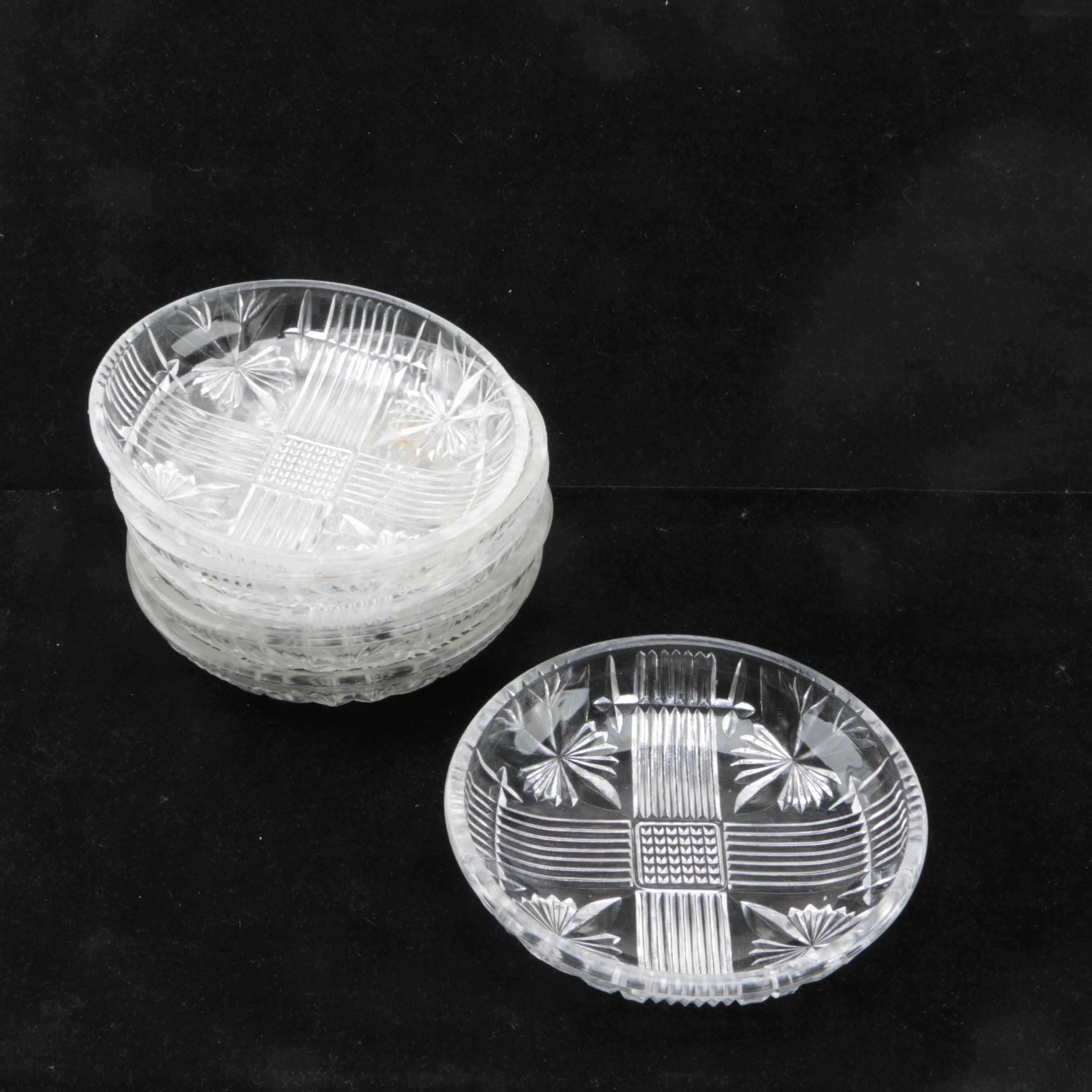 Set of Vintage Glass Candy Dishes