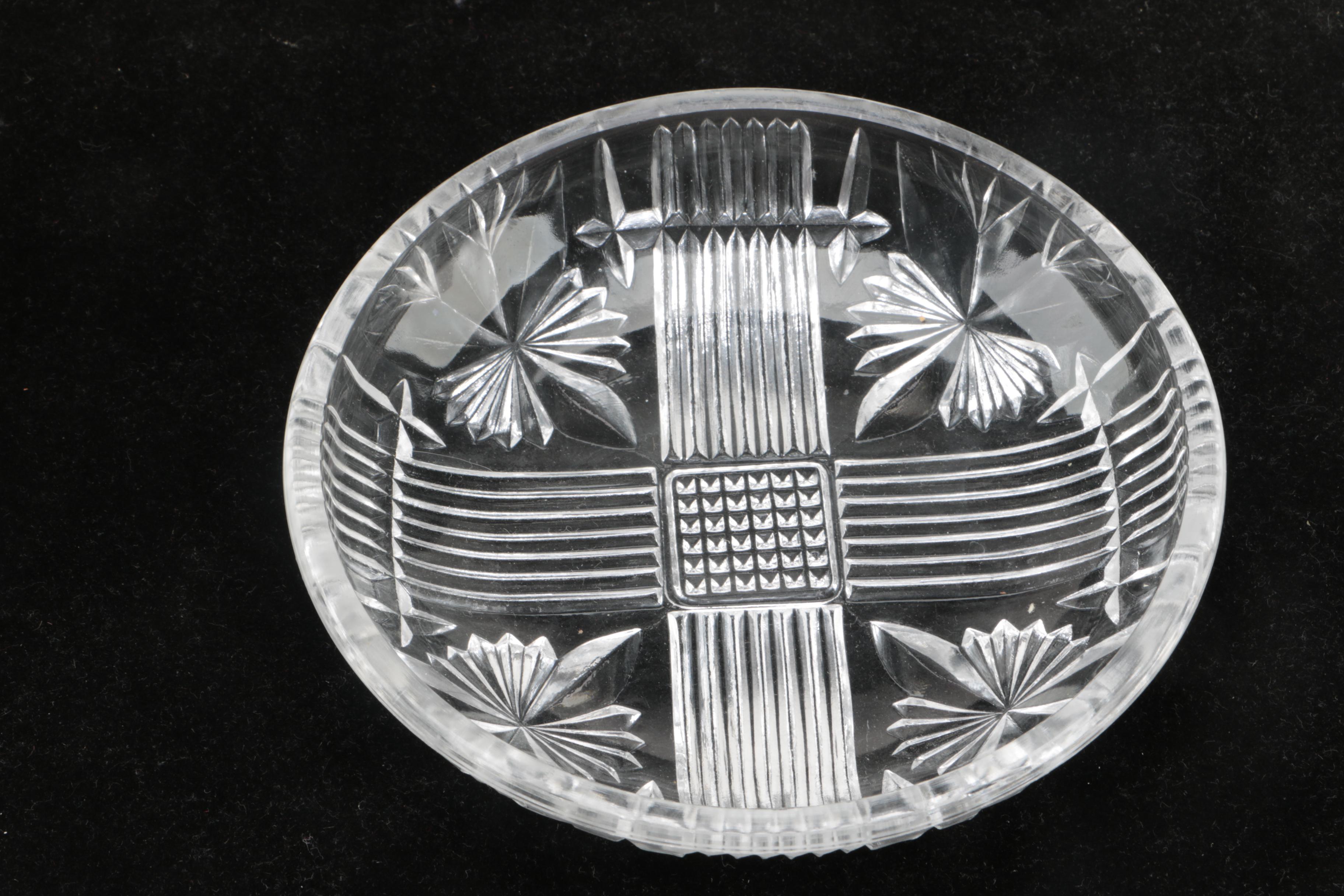 Set of Vintage Glass Candy Dishes