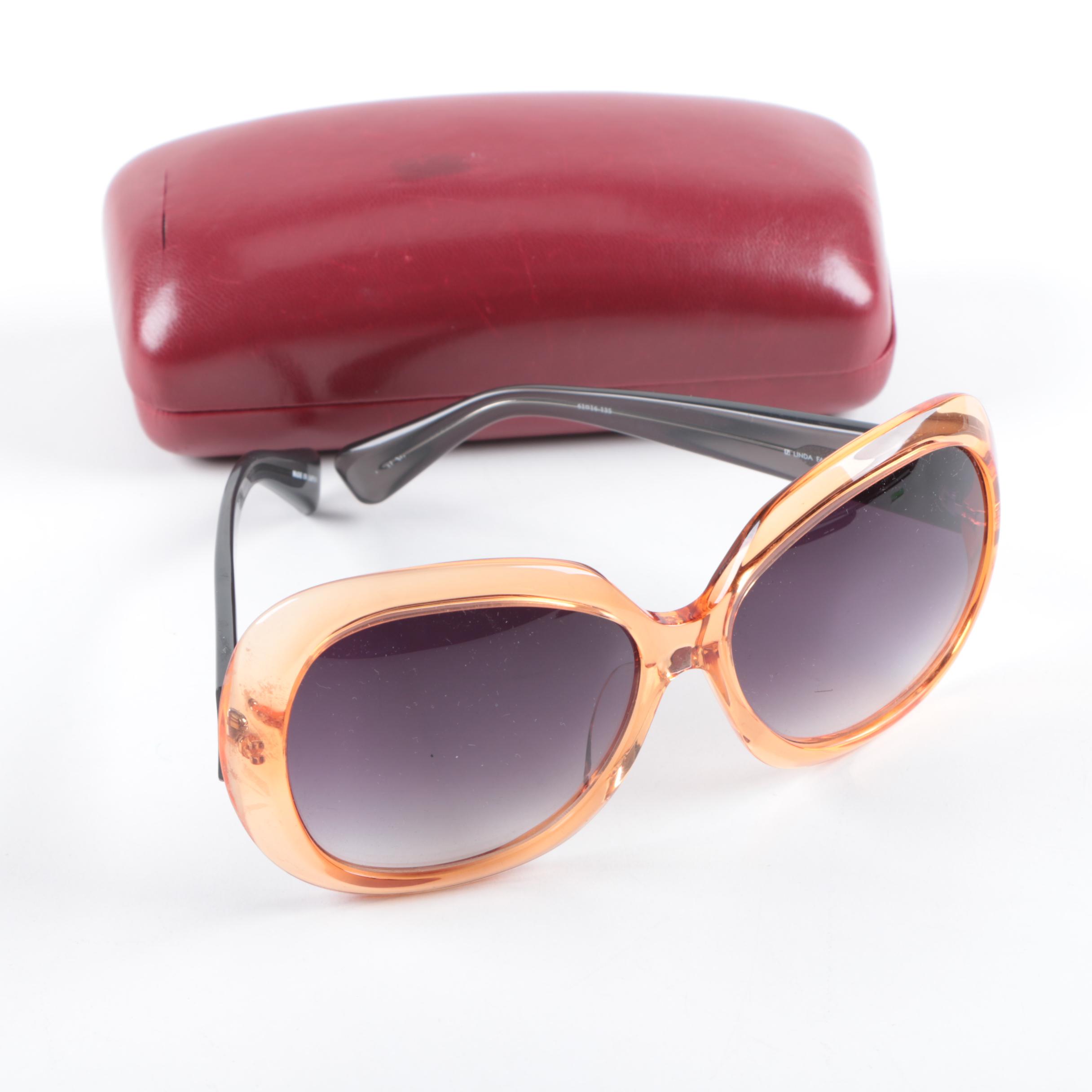 Linda Farrow Projects x Rue du Mail Oversized Sunglasses
