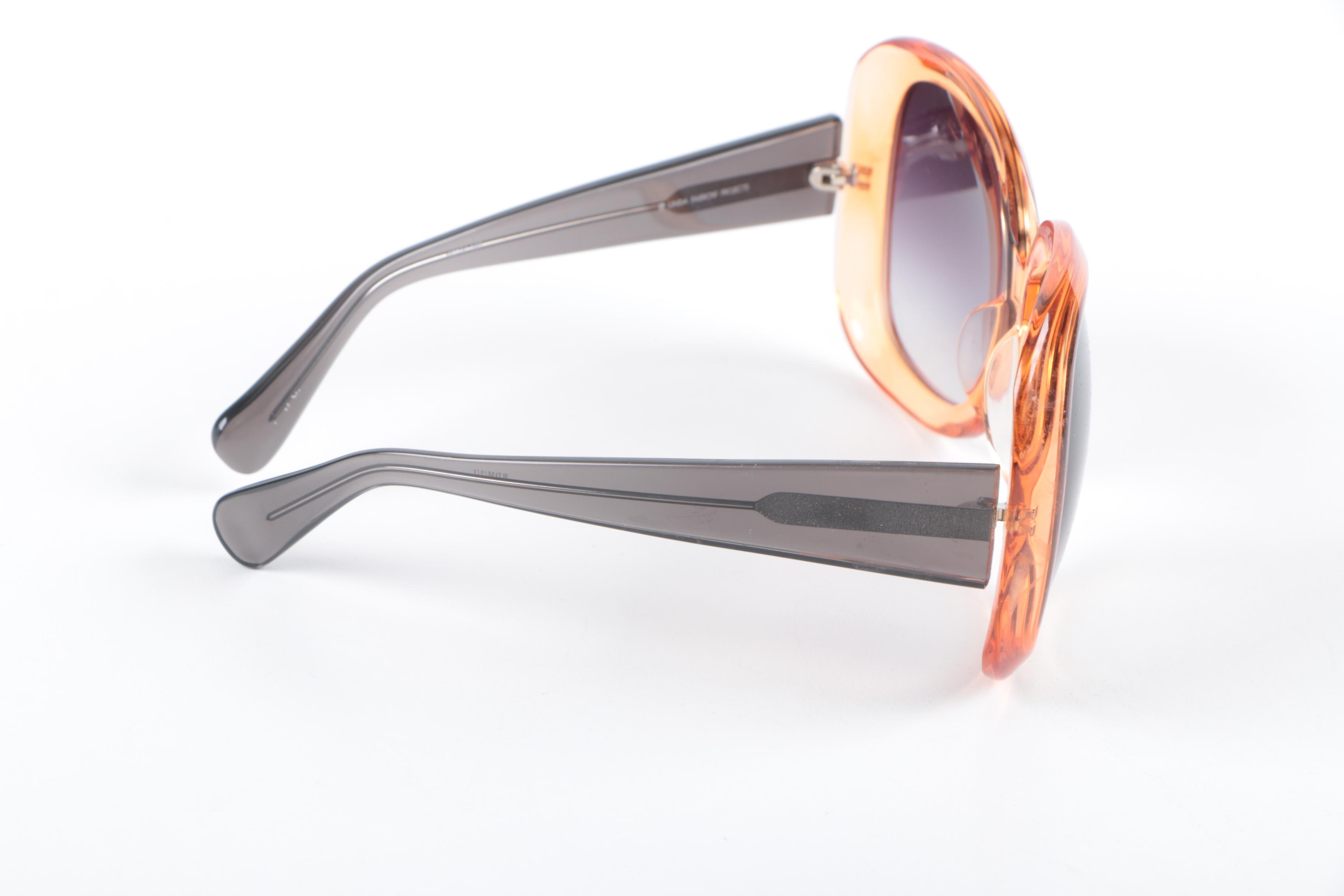 Linda Farrow Projects x Rue du Mail Oversized Sunglasses