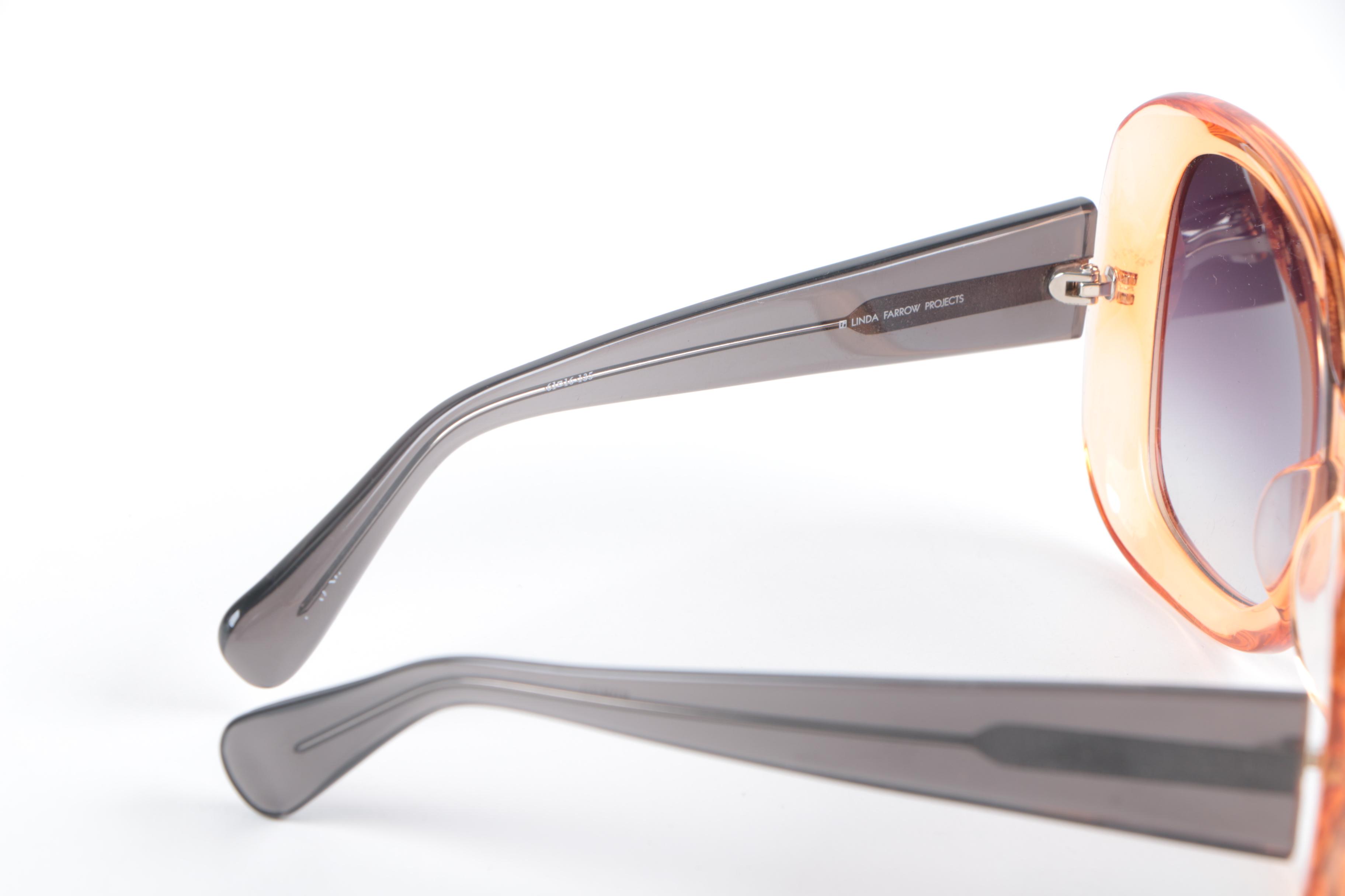 Linda Farrow Projects x Rue du Mail Oversized Sunglasses