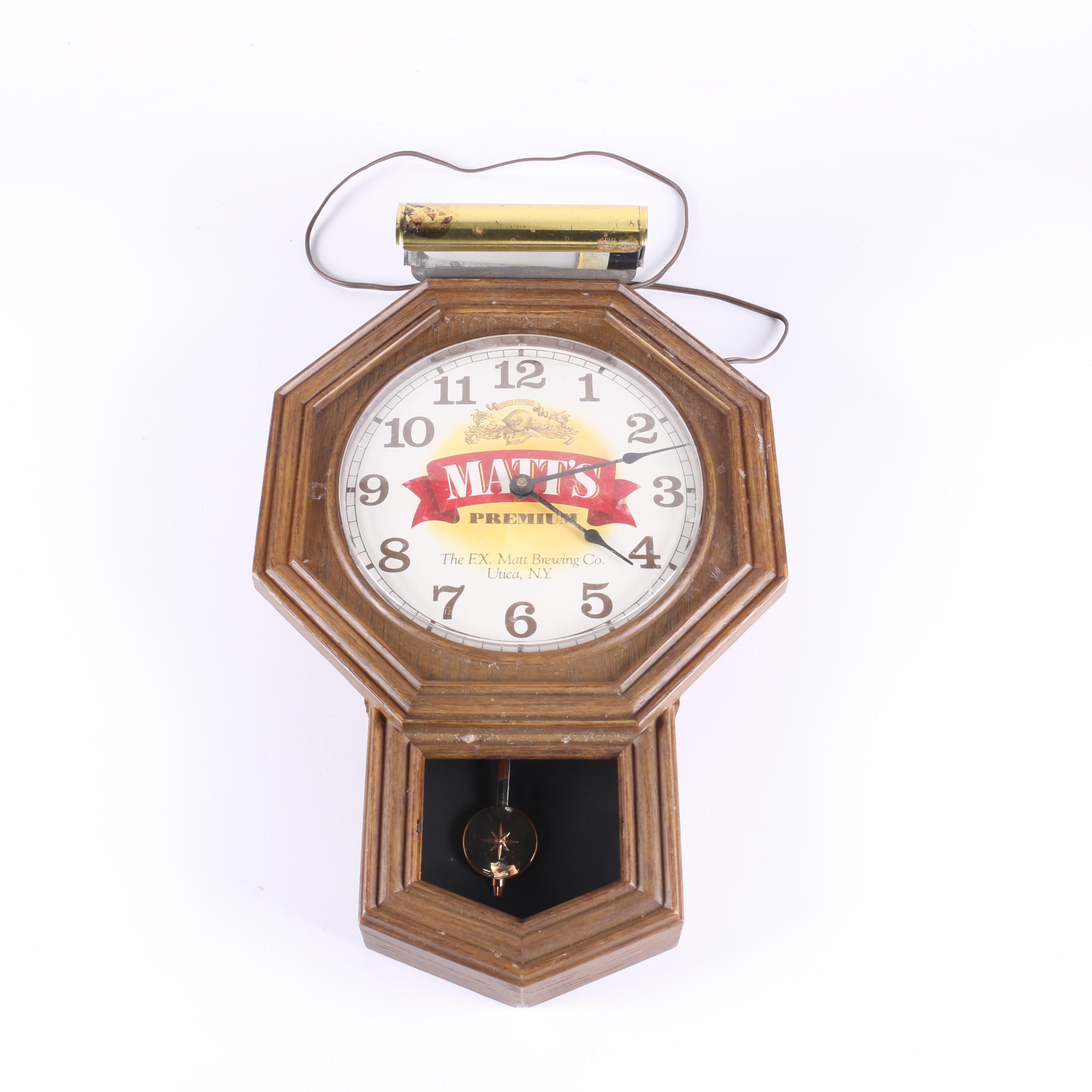Vintage Electric Advertising Wall and Shelf Clocks