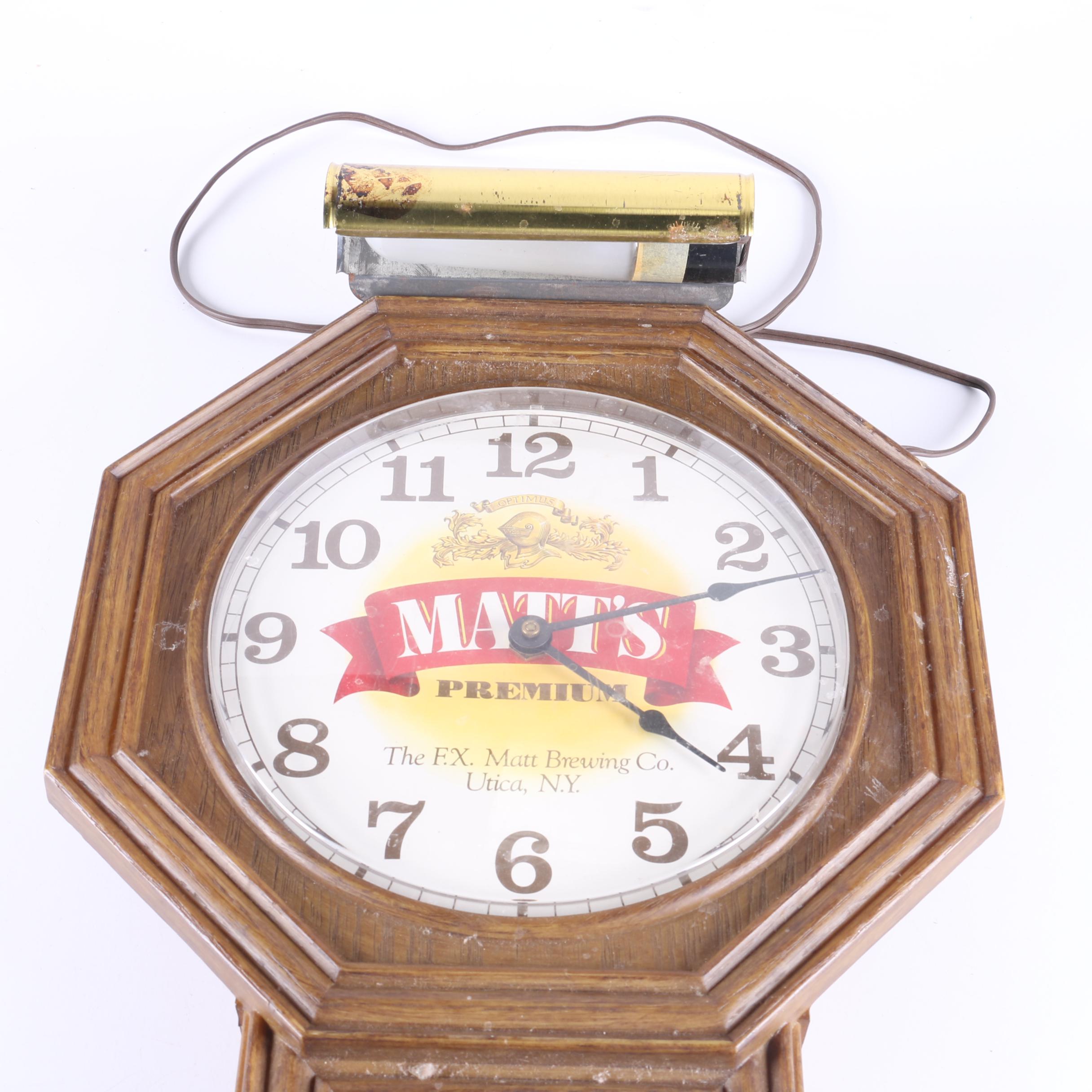 Vintage Electric Advertising Wall and Shelf Clocks