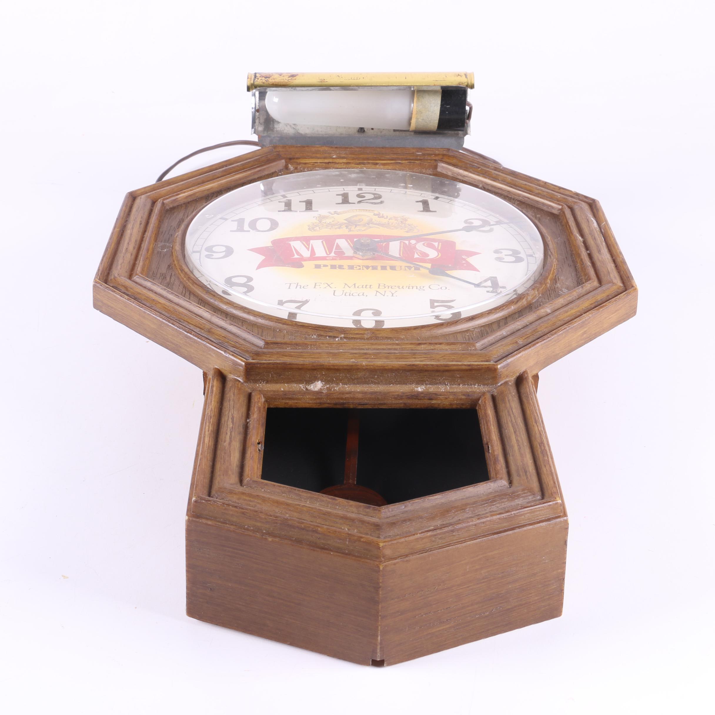 Vintage Electric Advertising Wall and Shelf Clocks