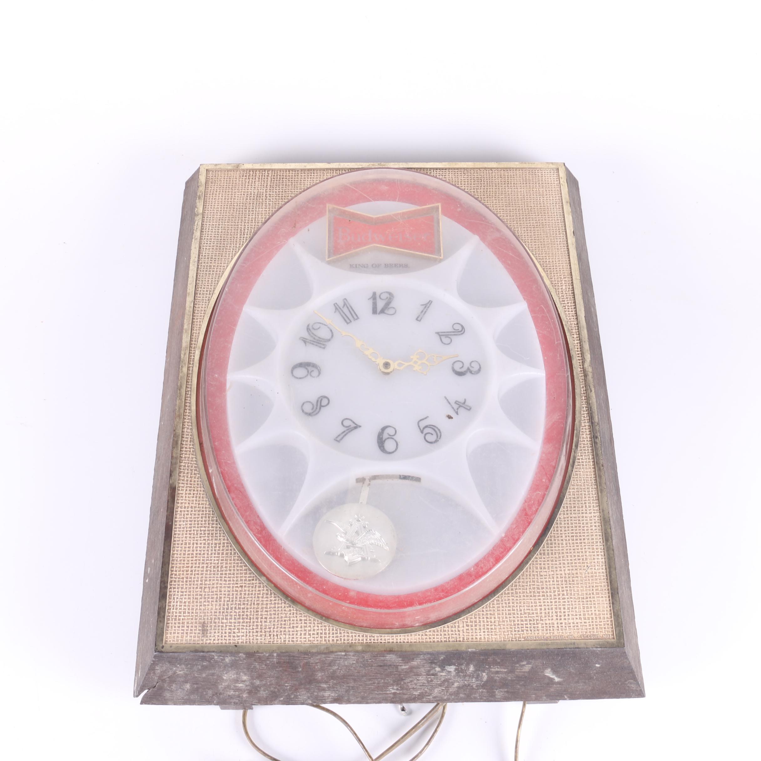 Vintage Electric Advertising Wall and Shelf Clocks