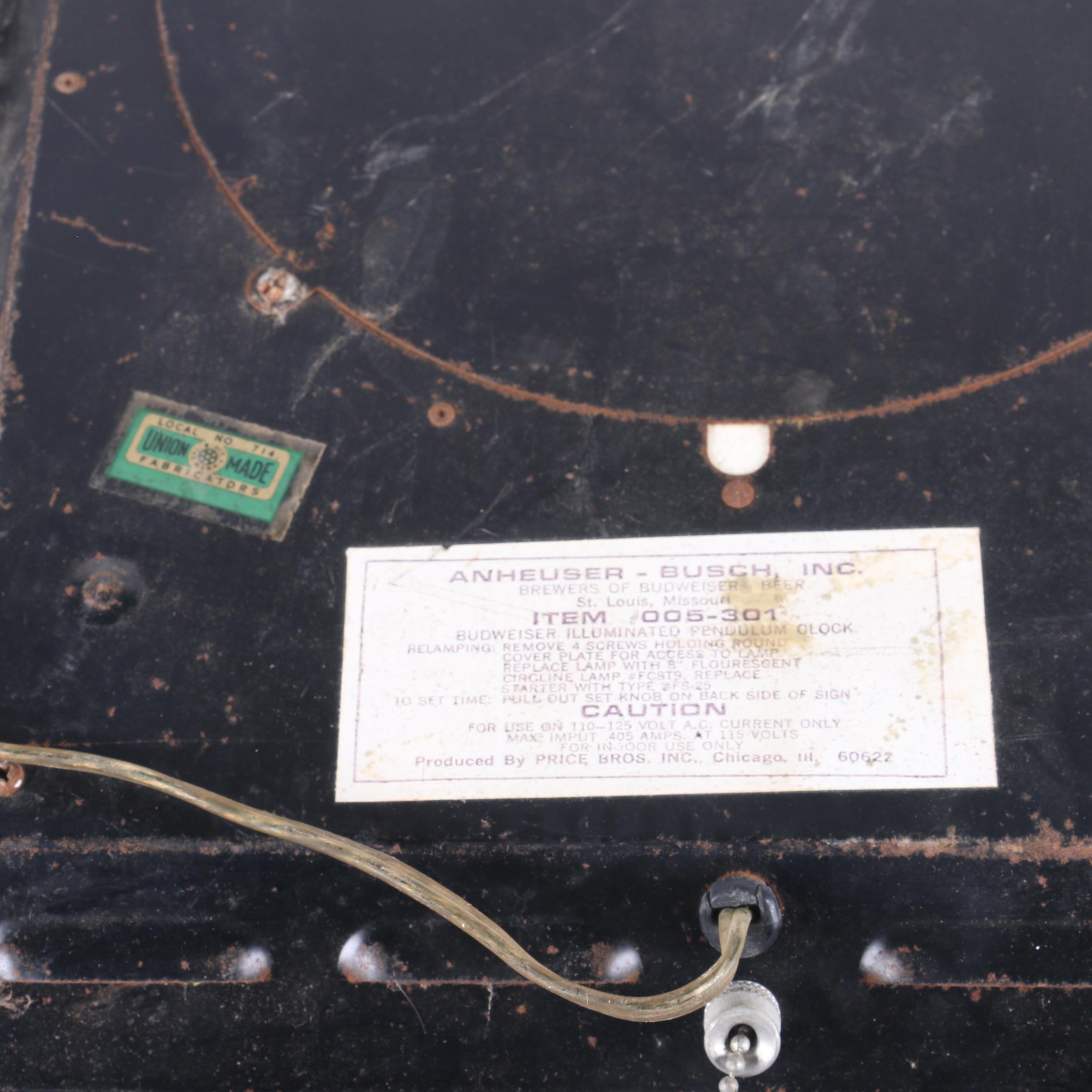 Vintage Electric Advertising Wall and Shelf Clocks