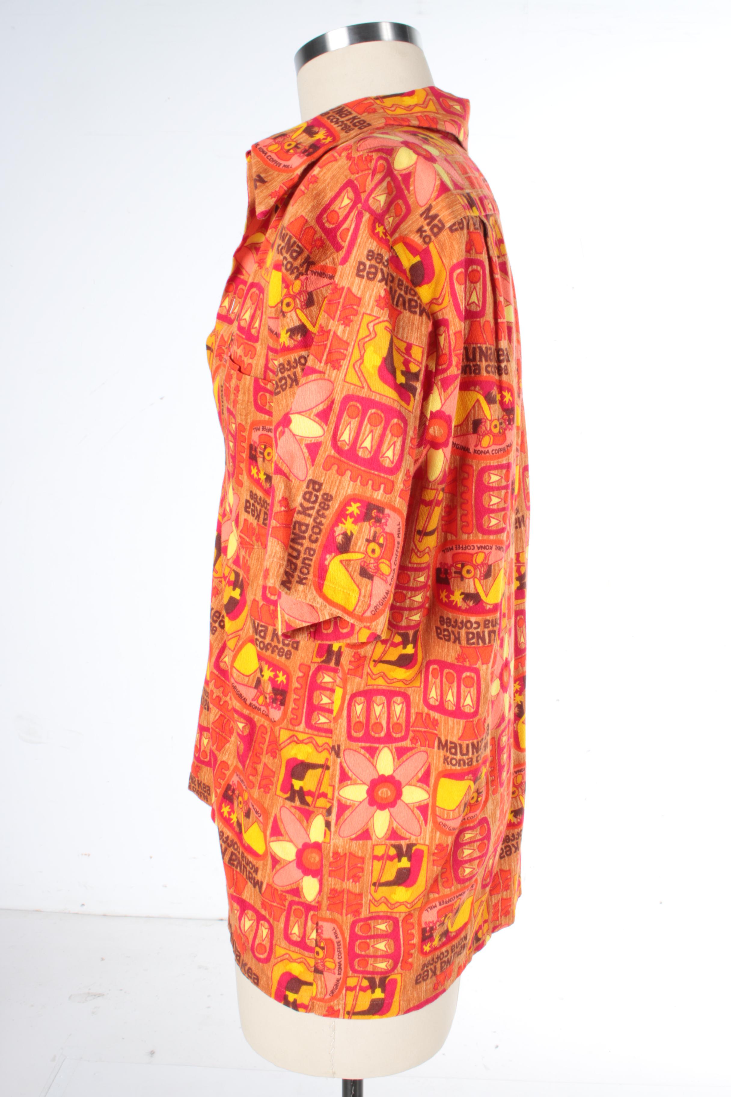 Men's Vintage Kona Themed Short Sleeve Shirts