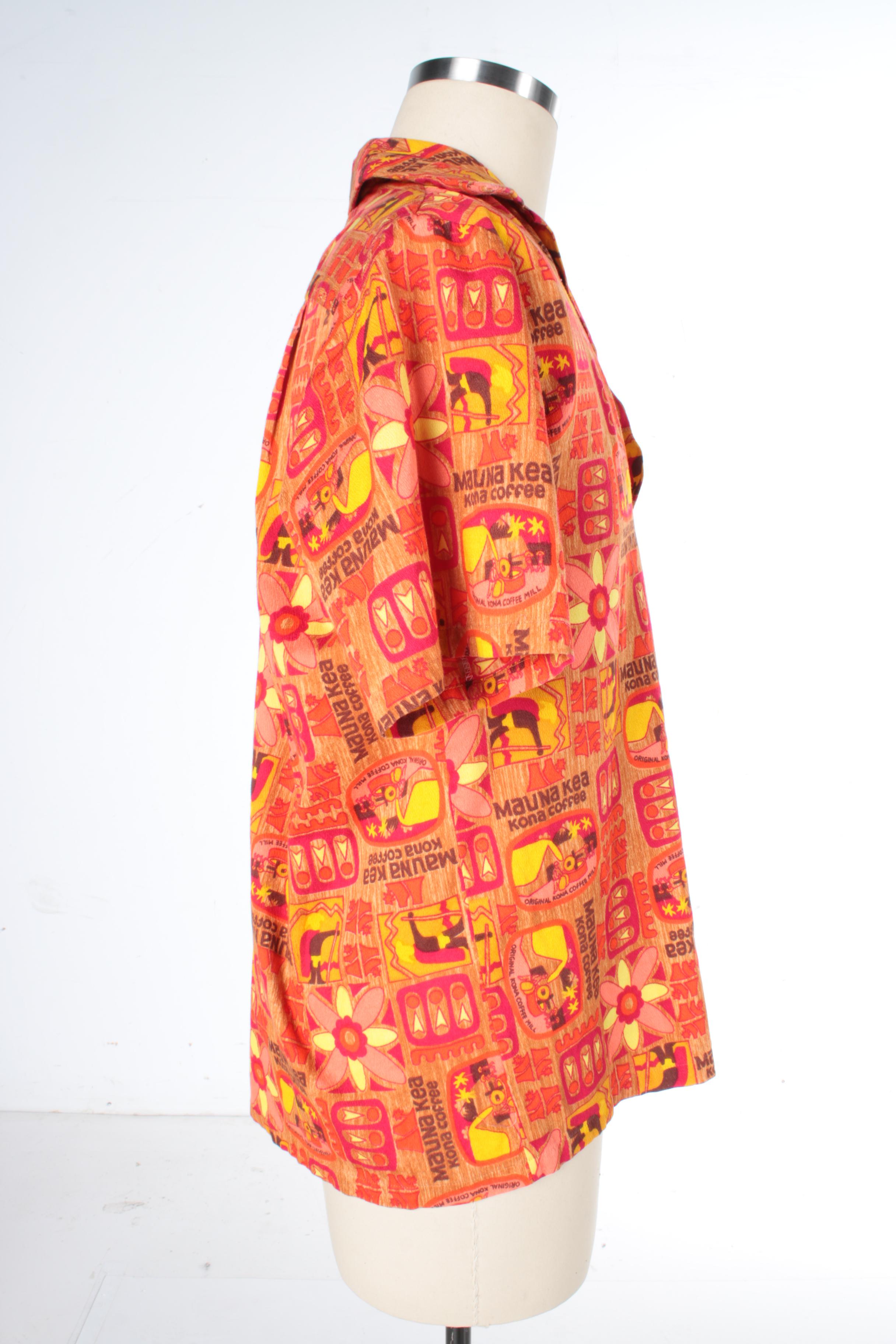 Men's Vintage Kona Themed Short Sleeve Shirts