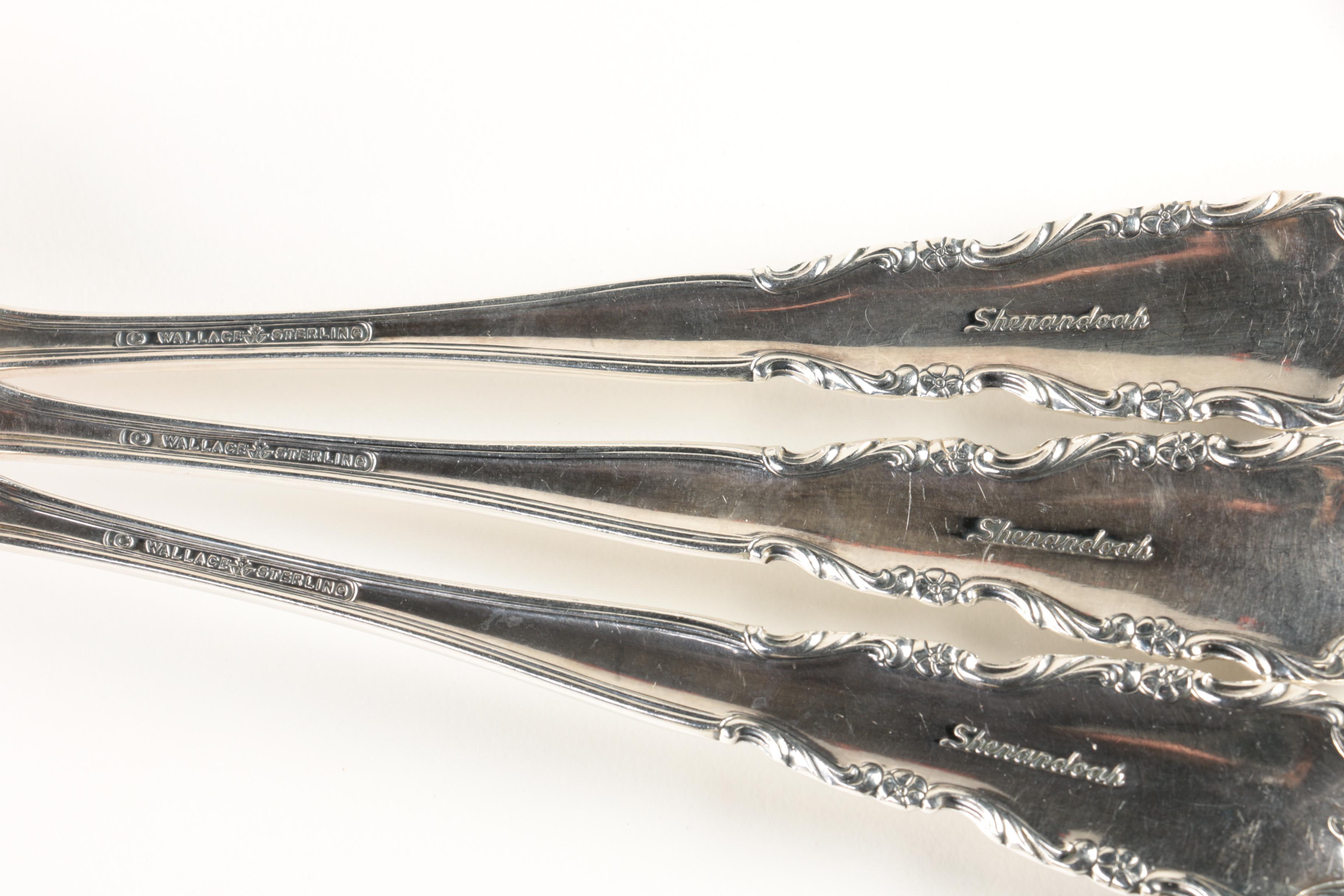 Wallace "Shenandoah" Sterling Silver Flatware Set