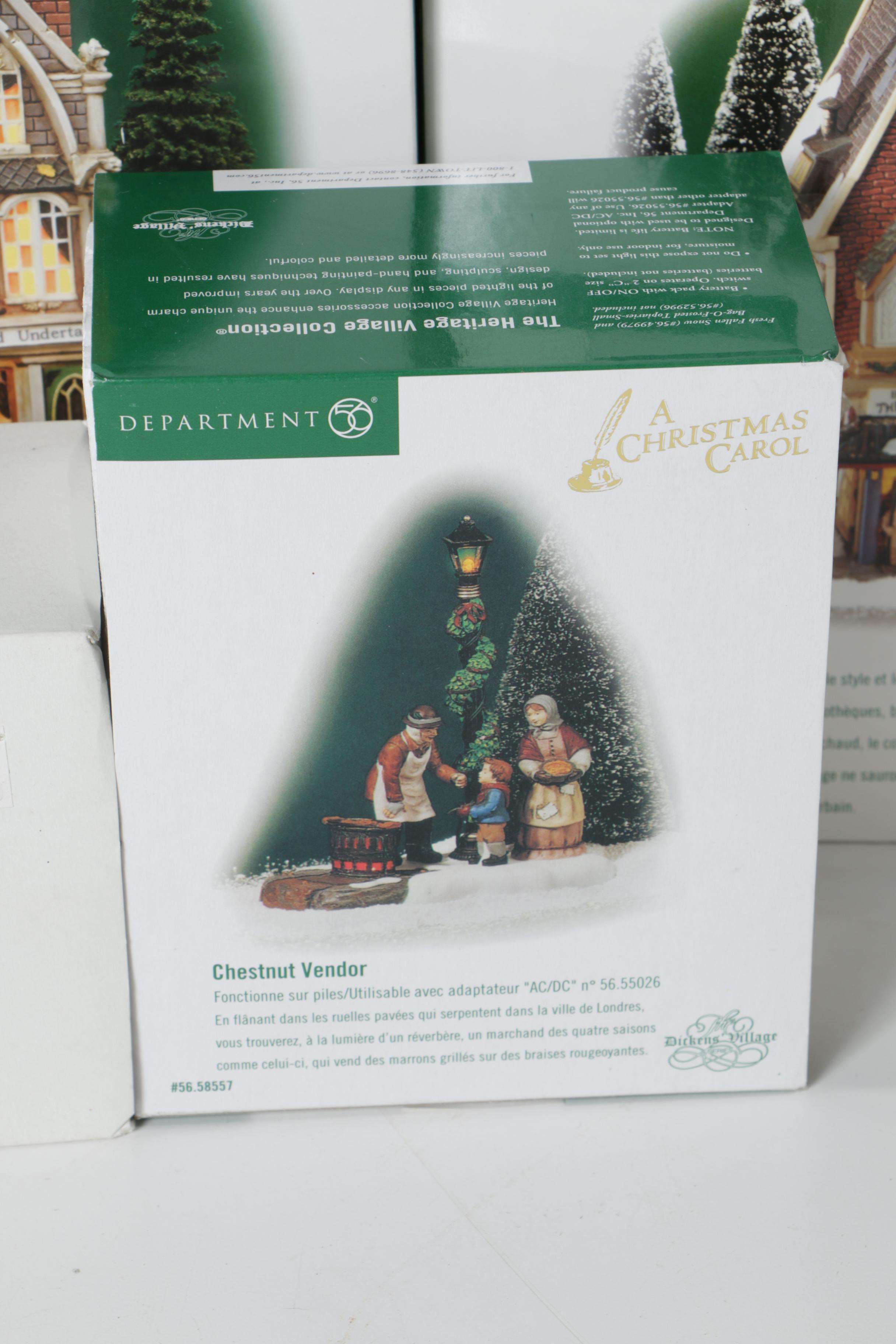 Department 56 "Dickens' Village" Cottages and Figurines