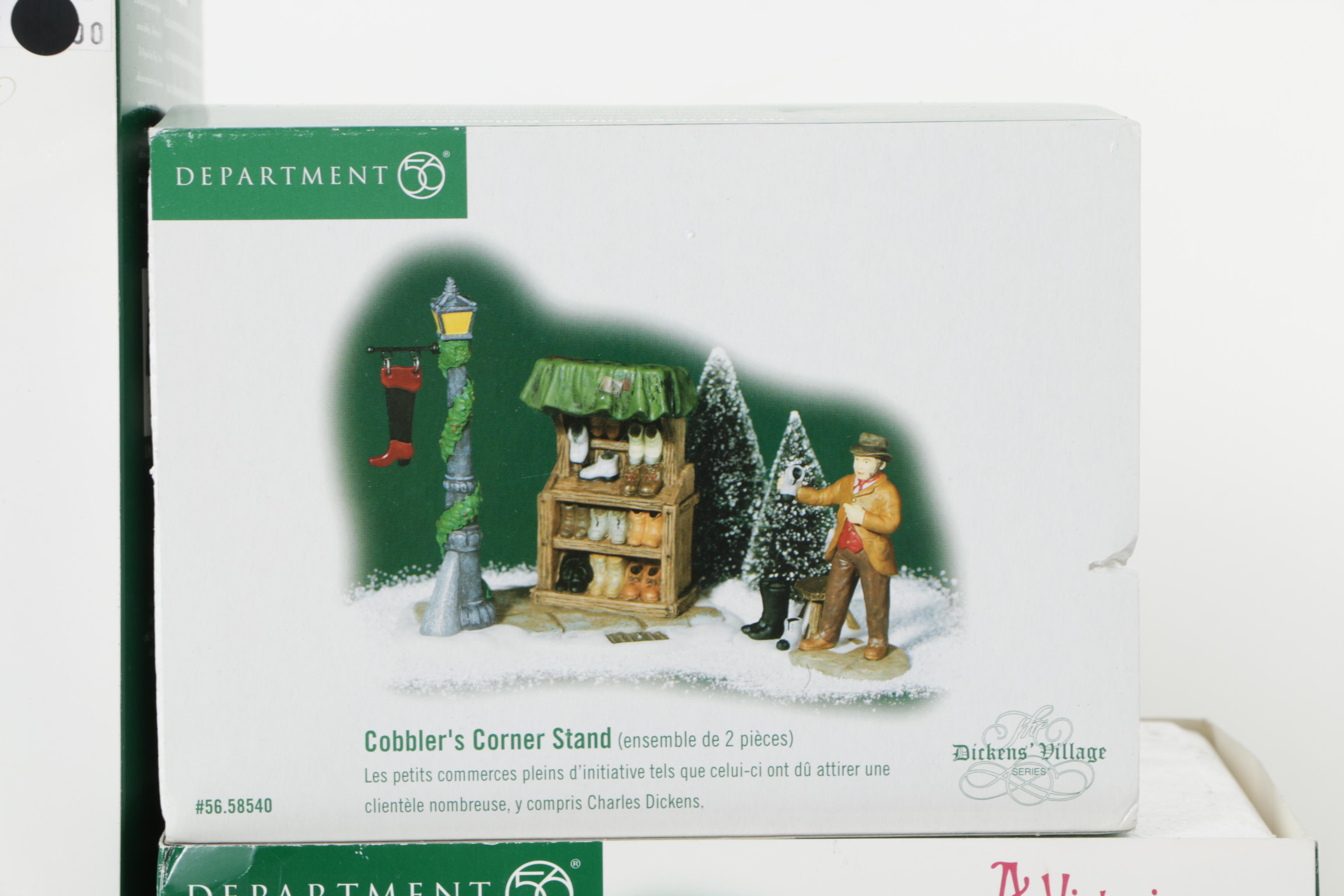 Department 56 "Dickens' Village" Cottages and Figurines