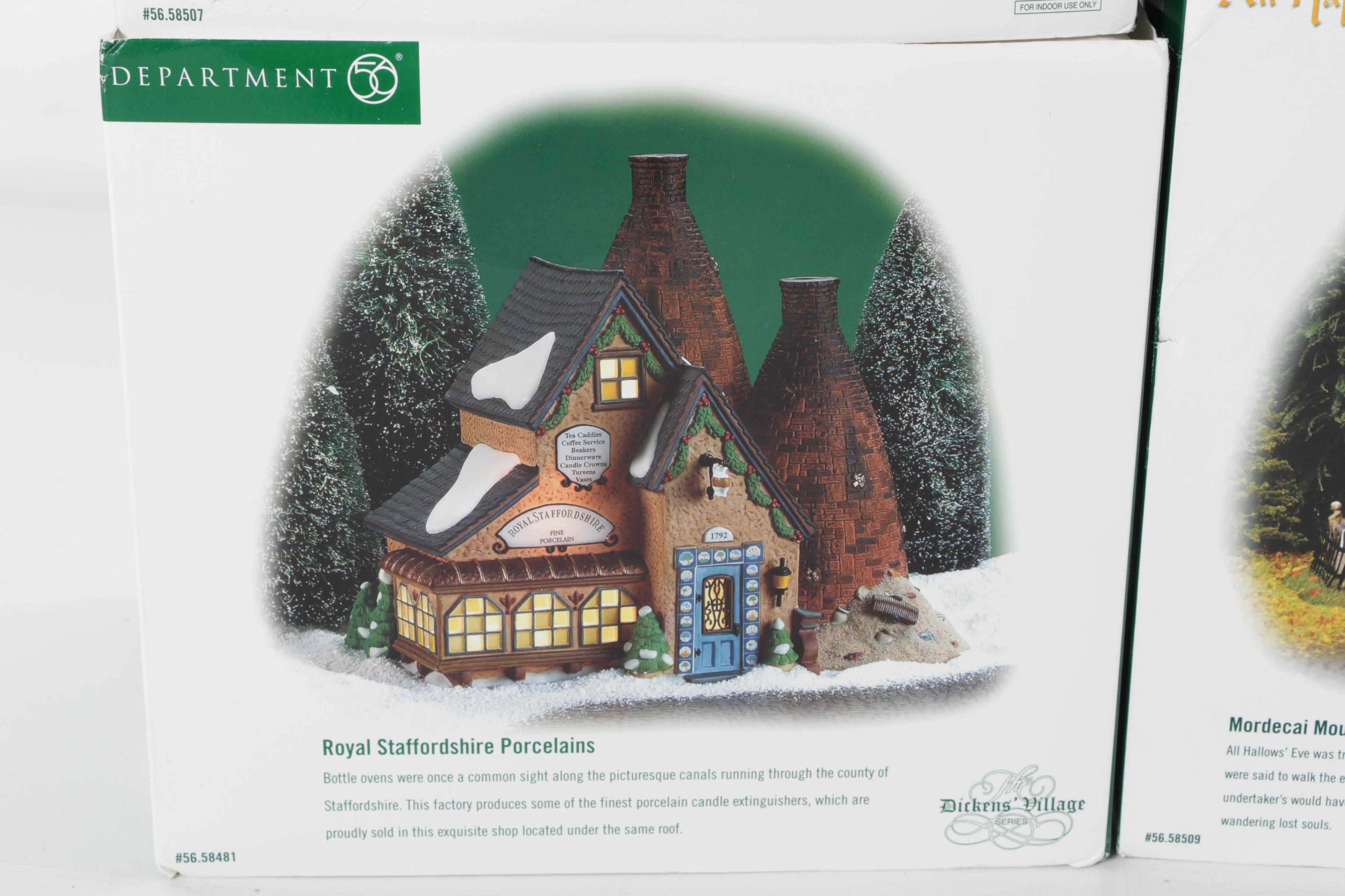 Department 56 "Dickens' Village" Cottages and Figurines